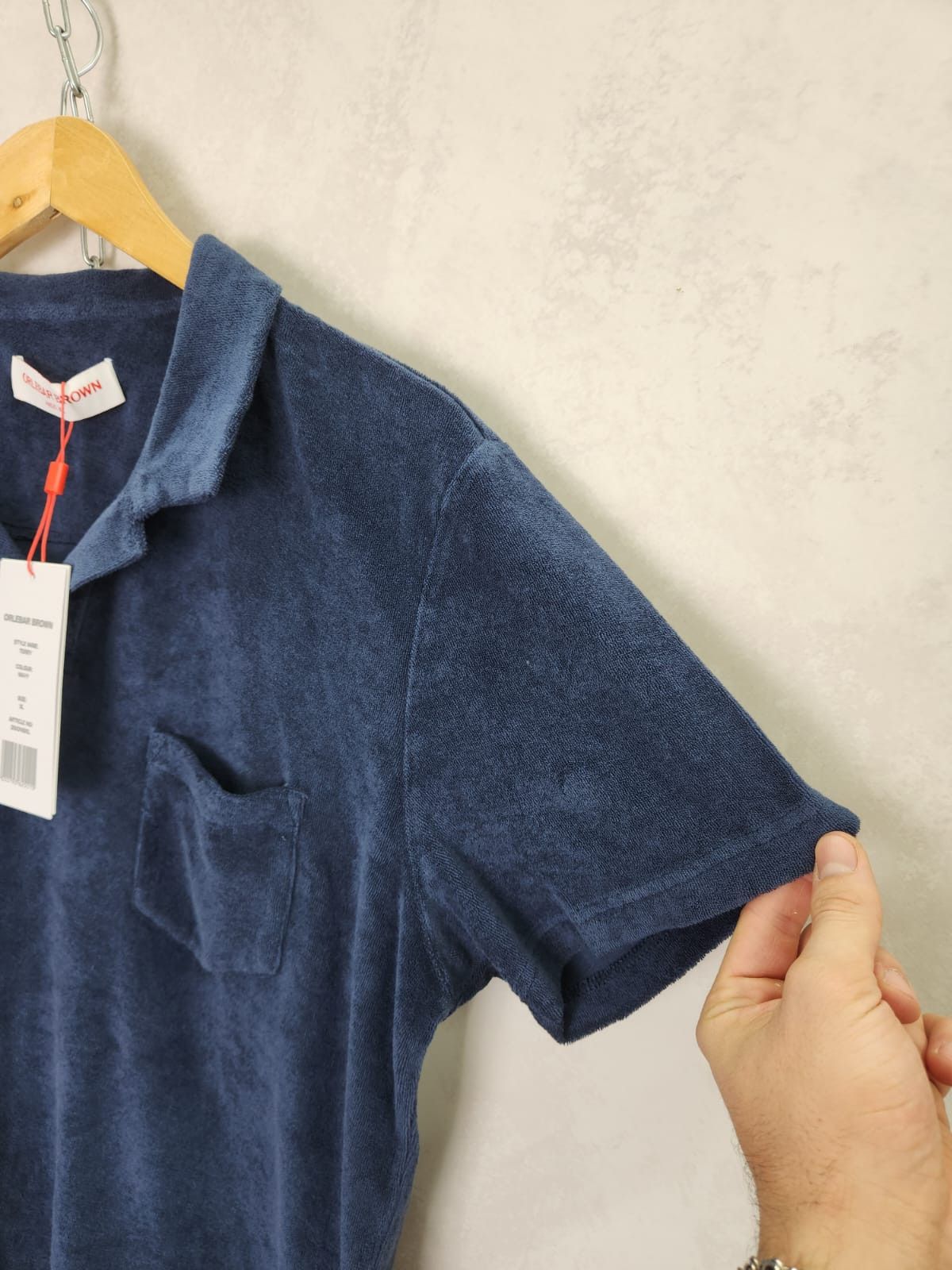 Orlebar Brown Men’s Orlebar Brown Polo T-Shirt Size US XL / EU 56 / 4 - 5 Thumbnail