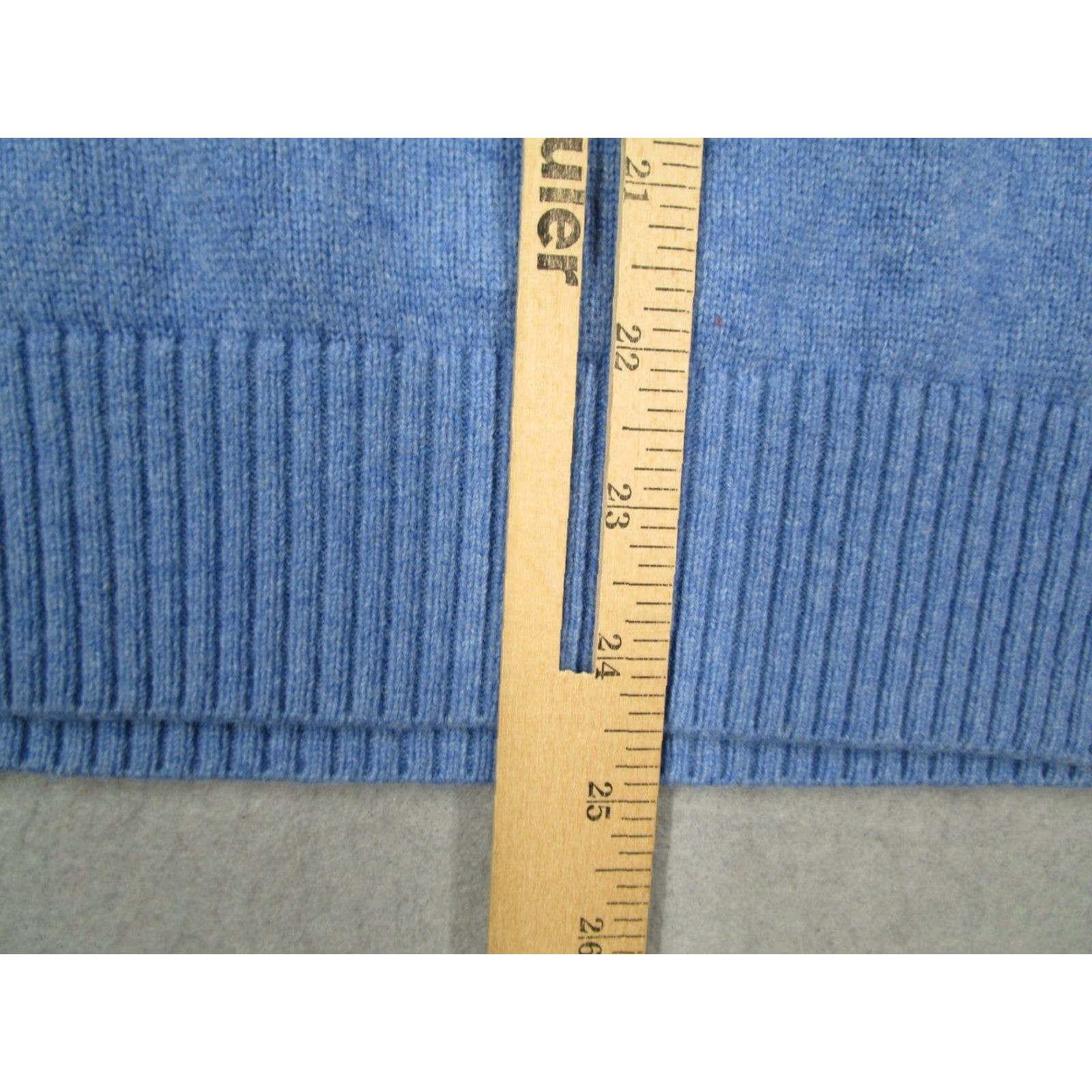 Vintage LL Bean Sweater Mens L Blue V Neck Long Sleeve Pullover Lambswool Nylon Blend Casual, Workwear, Travel Mens Large Blue V-Neck Pullover Sweater LL Bean Size US L / EU 52-54 / 3 - 7 Thumbnail