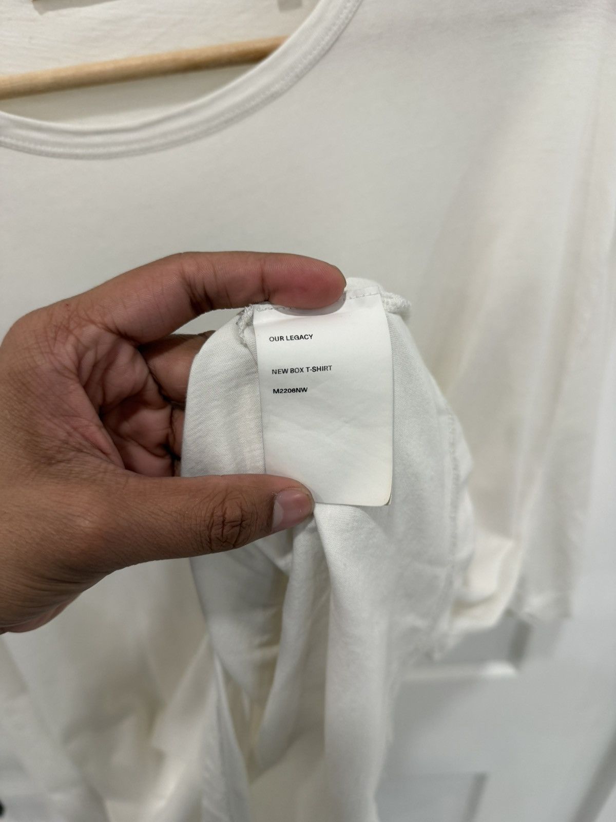 Our Legacy Our Legacy Box Tee White Size US L / EU 52-54 / 3 - 8 Thumbnail