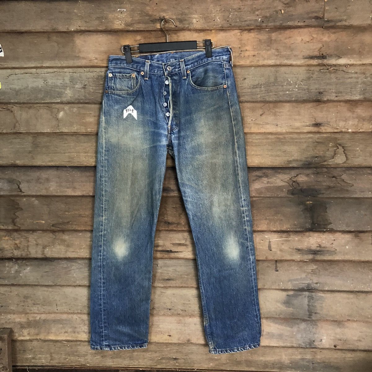 Levi's Levis Stauss & Co 501 Distressed Denim Pants #7325 Size US 32 / EU 48 - 1 Thumbnail