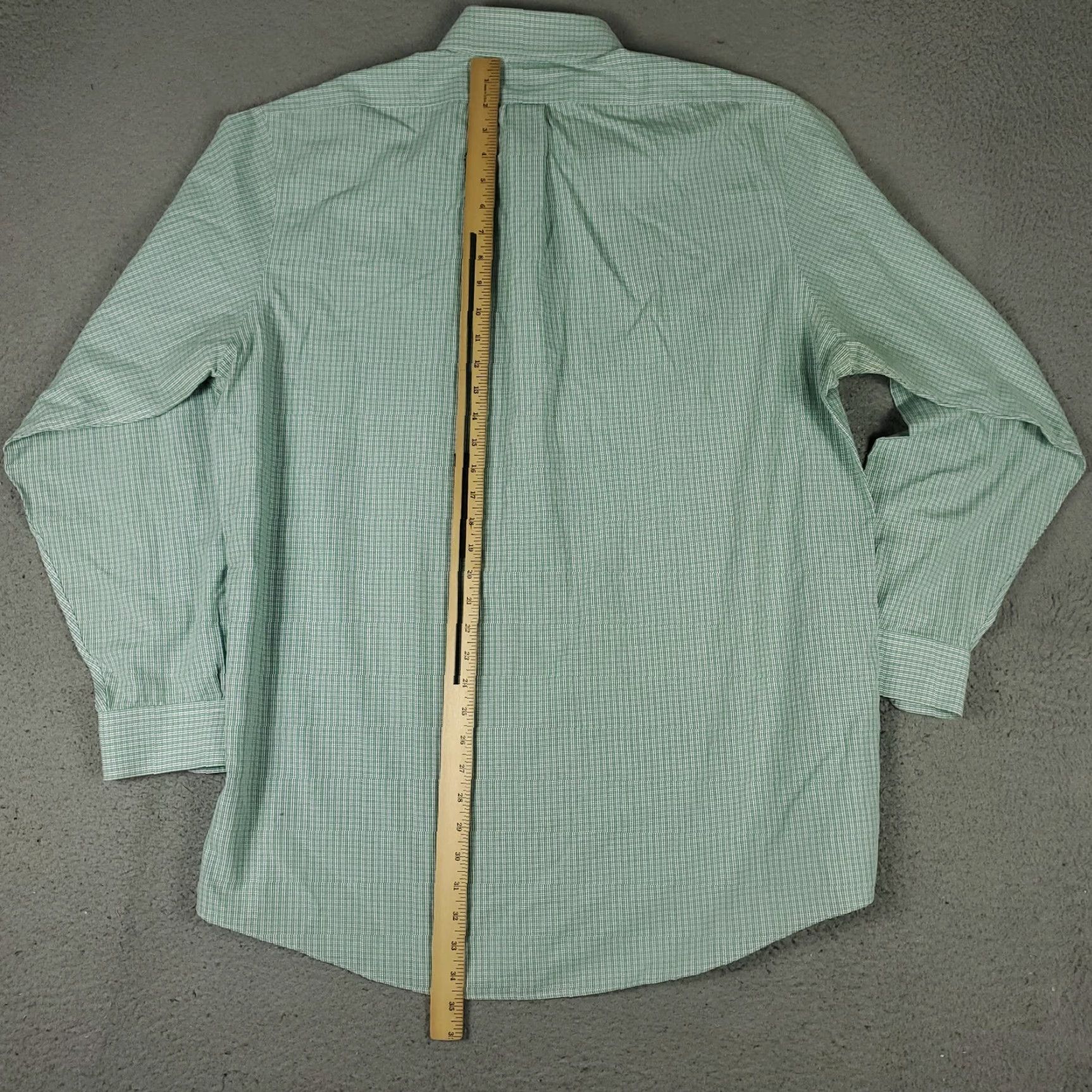 Brooks Brothers Brooks Brothers Shirt Mens 18 Green Plaid Button Up Long Sleeve Regular Size 18 Cotton Dress Shirt Size US XXL / EU 58 / 5 - 3 Thumbnail