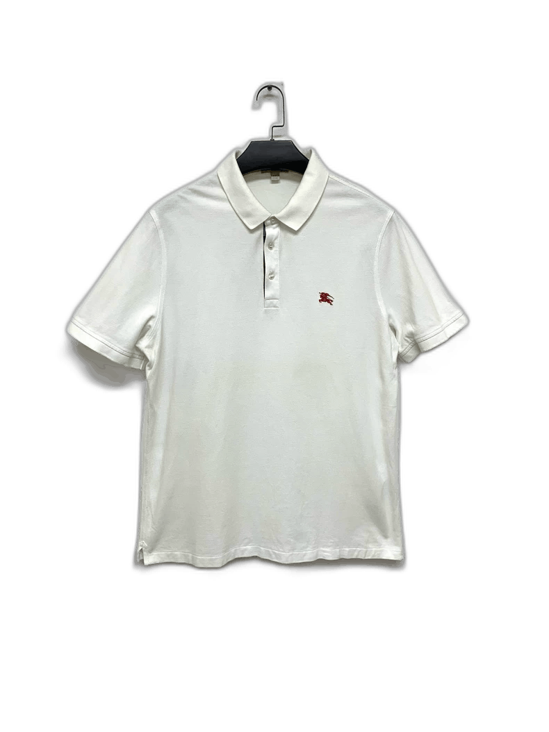 Burberry Burberry White Polo Shirt in XXL Size Size US XXL / EU 58 / 5 - 1 Thumbnail
