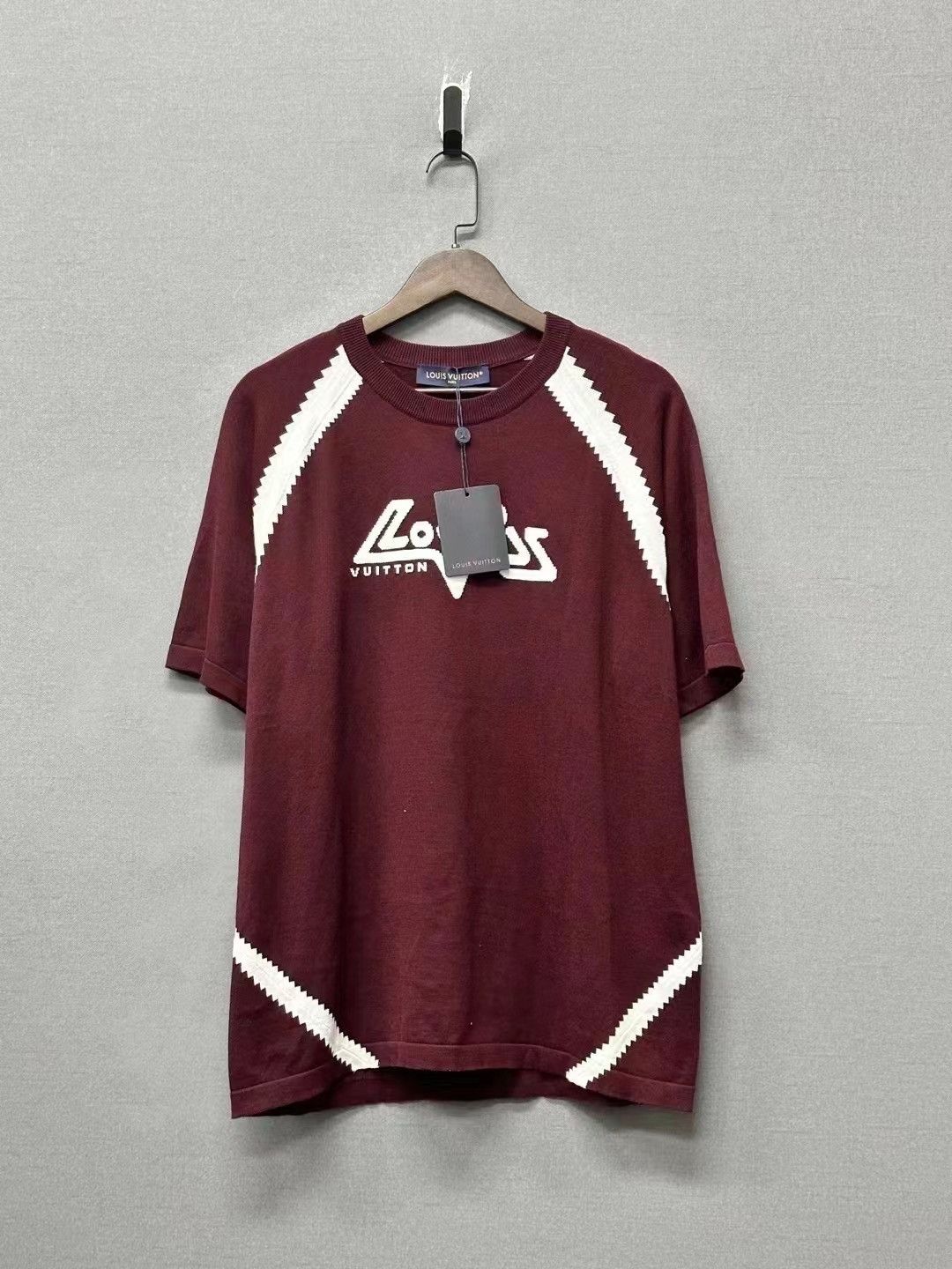 Louis Vuitton LOUIS VUITTON SHORT-SLEEVED COTTON INTARSIA