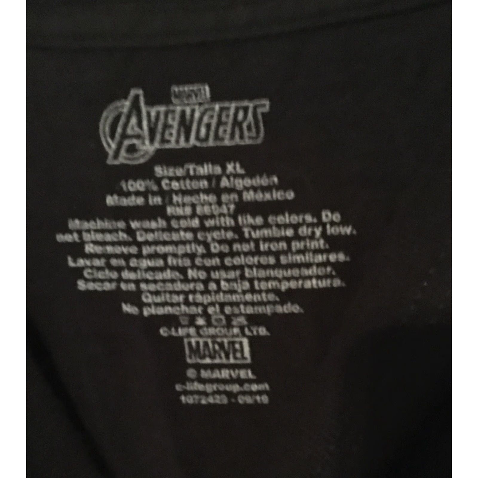 Vintage Marvel Avengers Earth's Mightiest Super Heroes T Shirt XL Thor Iron Man Captain America Mens Graphic Tee VINTAGE? Size US XL / EU 56 / 4 - 3 Thumbnail