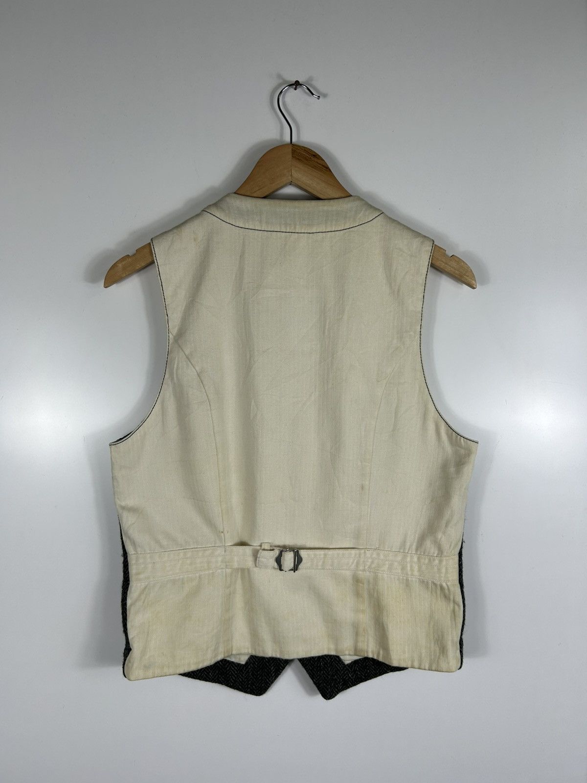 Freewheelers × Harris Tweed ⚡️Vintage PasMal Harris Tweed Workers Style Vest Size US S / EU 44-46 / 1 - 12 Thumbnail