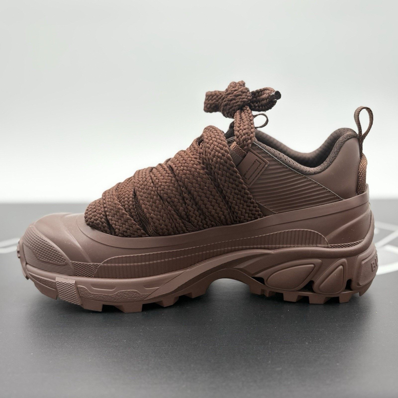 Burberry Burberry Arthur Low-Top ' Deep Earth Brown ' | TRIED ON! Size US 7 / EU 40 - 4 Thumbnail