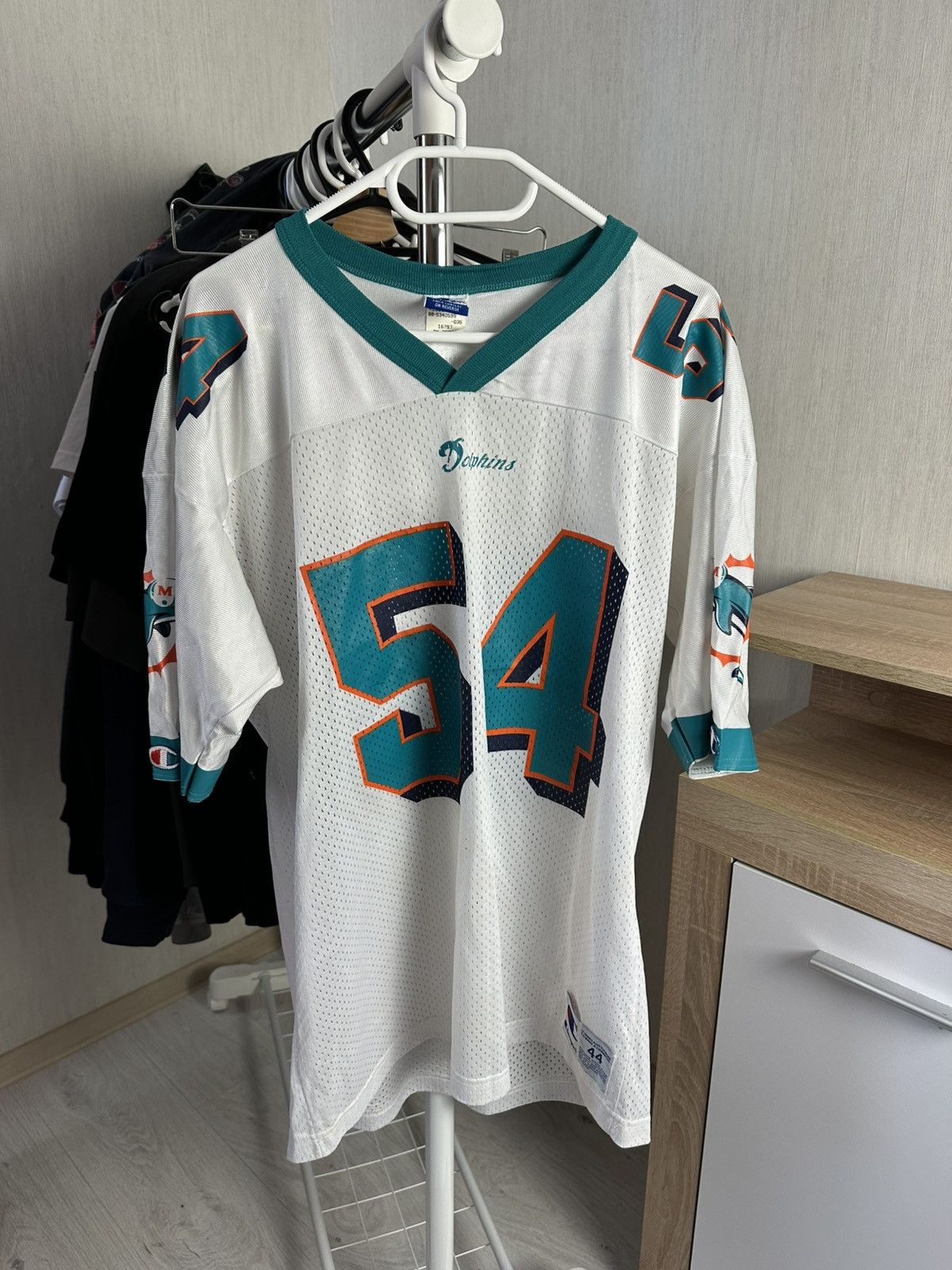 Champion Vintage Miami Dolphins Zach Thomas Champion Jersey Size US XL / EU 56 / 4 - 1 Thumbnail