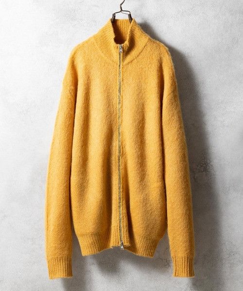 Number (N)ine number nine MOHAIR SOLID JACQUARD KNIT ZIP-UP CARDIGAN Size US M / EU 48-50 / 2 - 1 Thumbnail