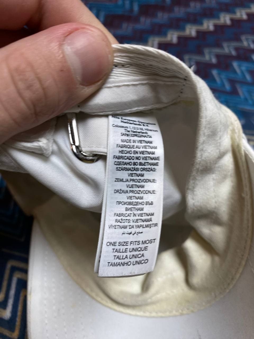 Nike Mens Vintage Nike swoosh Cap streetwear y2k rare drill Size ONE SIZE - 3 Thumbnail