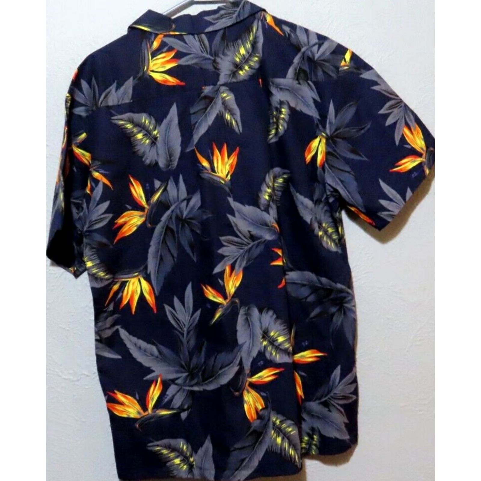 Vintage Palmwave Hawaii Mens L Navy Blue Floral Hawaiian Shirt NWT Size US L / EU 52-54 / 3 - 6 Thumbnail