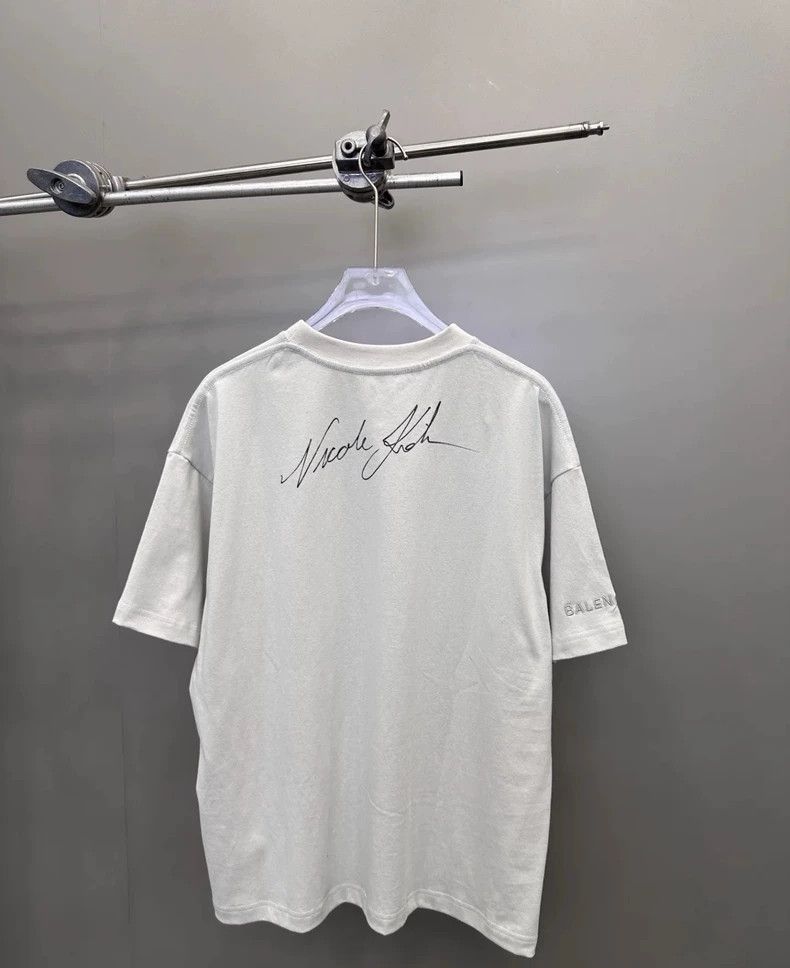 Balenciaga Balenciaga White pleated t-shirt Size US M / EU 48-50 / 2 - 2 Thumbnail