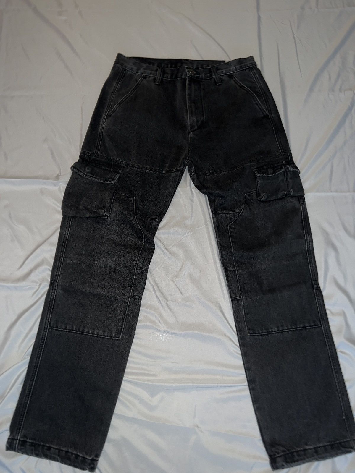 MNML Baggy Double Knee Cargos Size US 31 - 1 Thumbnail