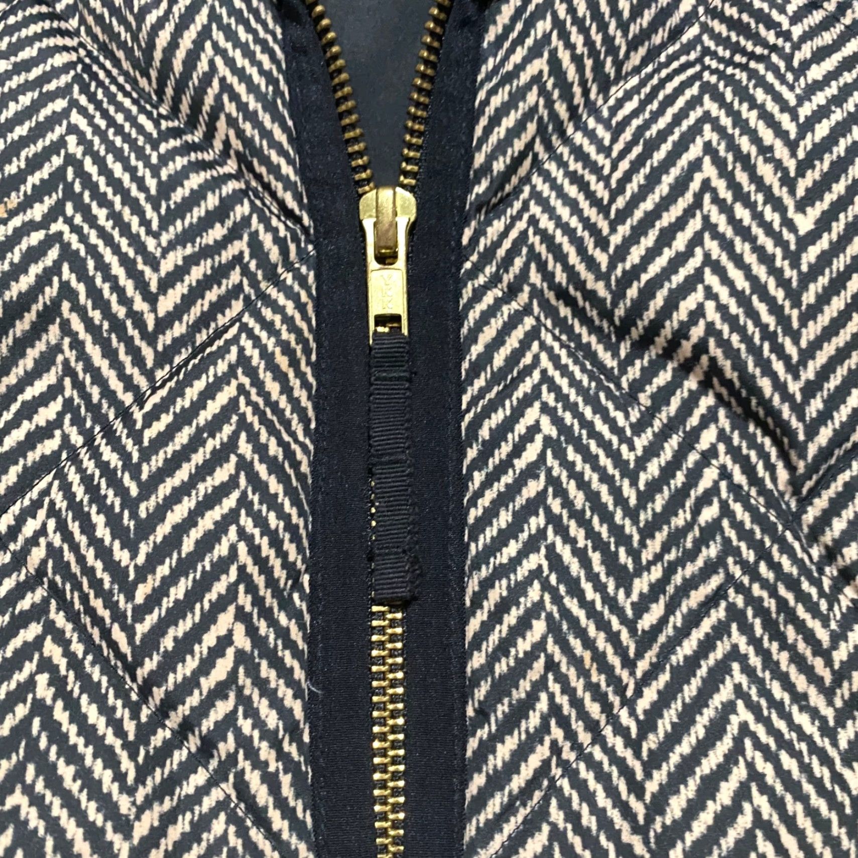 J.Crew J.CREW Vest Womens Medium Down Quilted Full Zip Puffer Multicolor Color M 1/2 Zip? Size M / US 6-8 / IT 42-44 - 4 Thumbnail