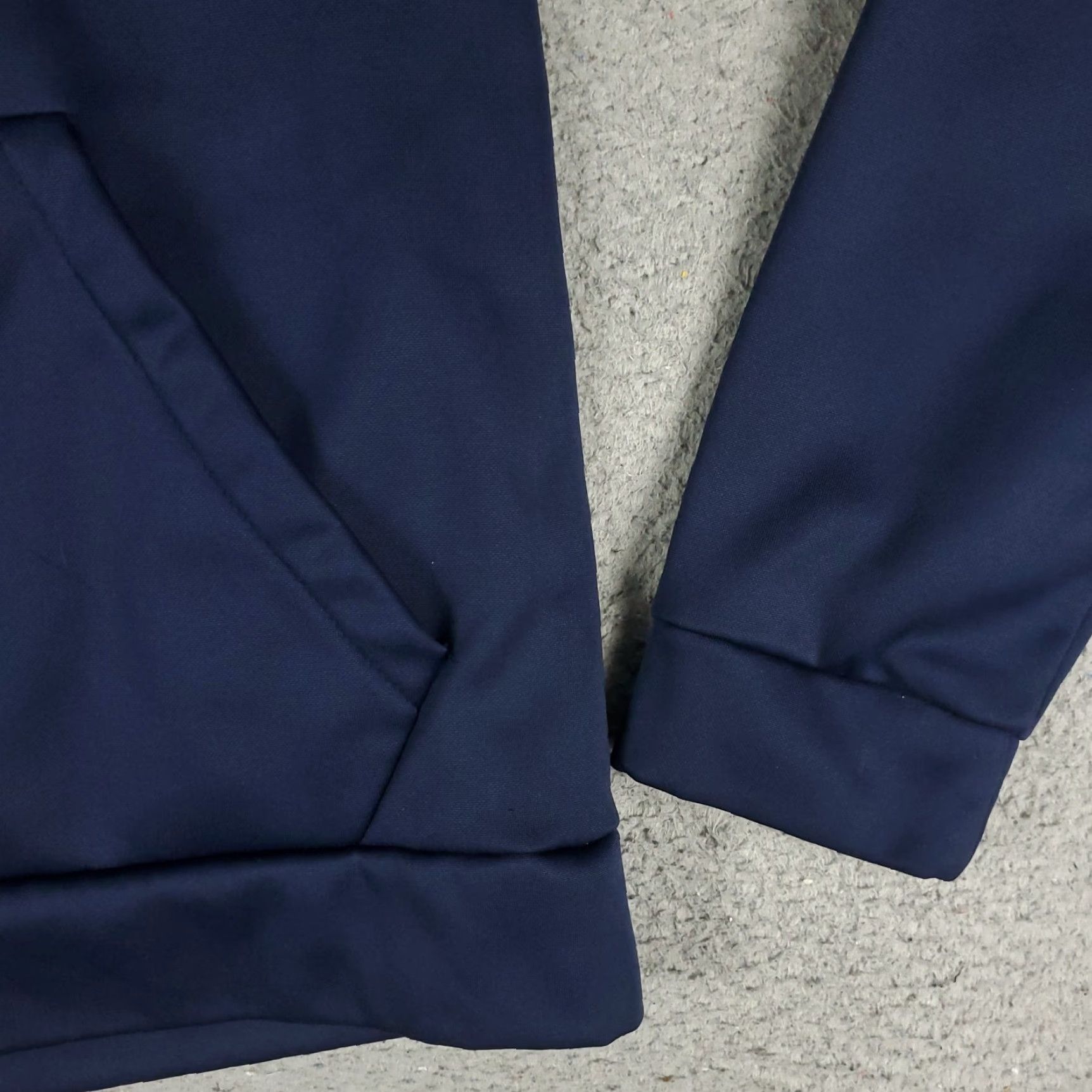 Nike Nike Hoodie Mens Size M Navy Blue Dri Fit Pullover Sweatshirt Sweat Shirt Mock Neck Long Sleeve Logo Regular Fabric Fleece Cotton Polyester Size US M / EU 48-50 / 2 - 5 Thumbnail