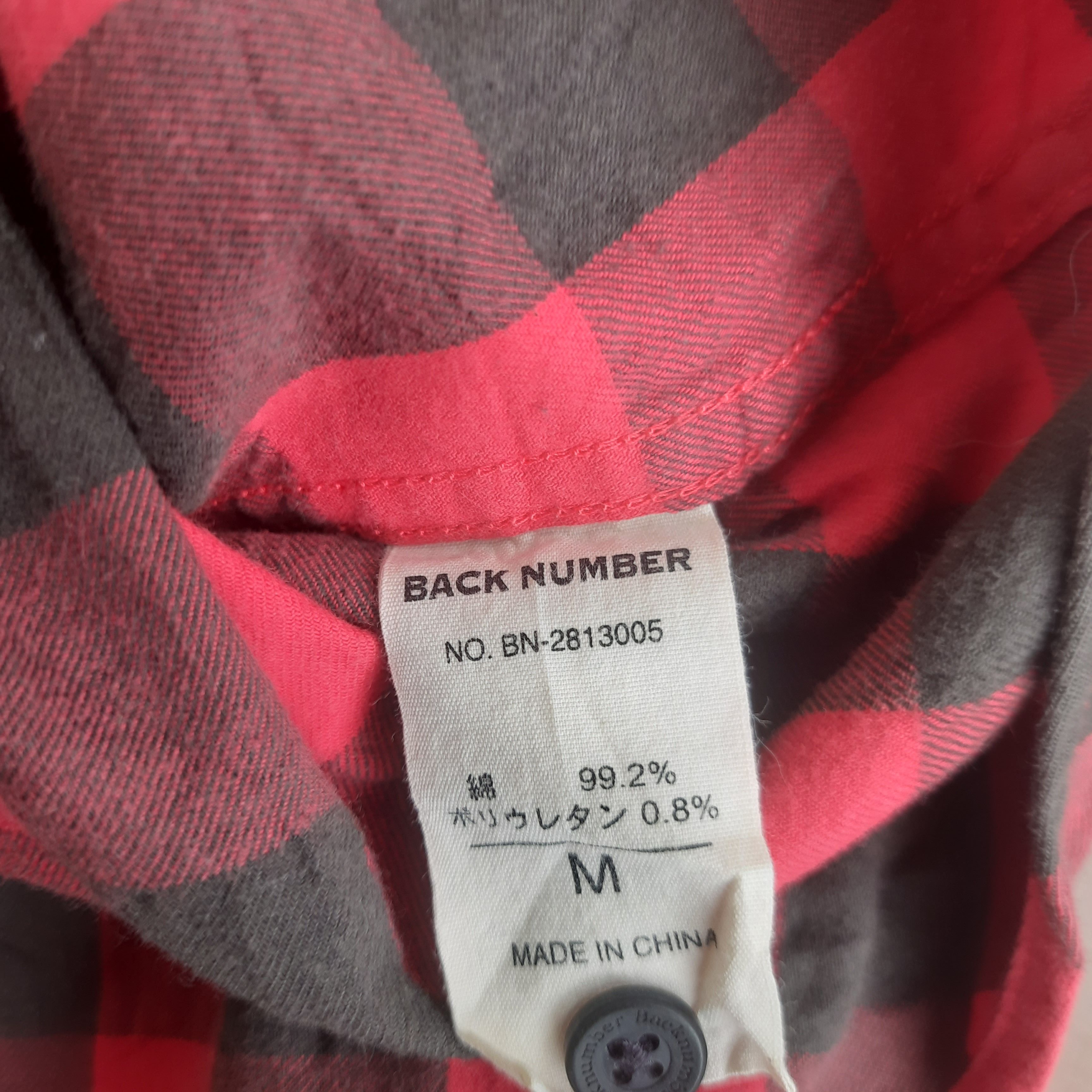Japanese Brand Back Number x Rough Plaid Shirts Size US M / EU 48-50 / 2 - 6 Thumbnail