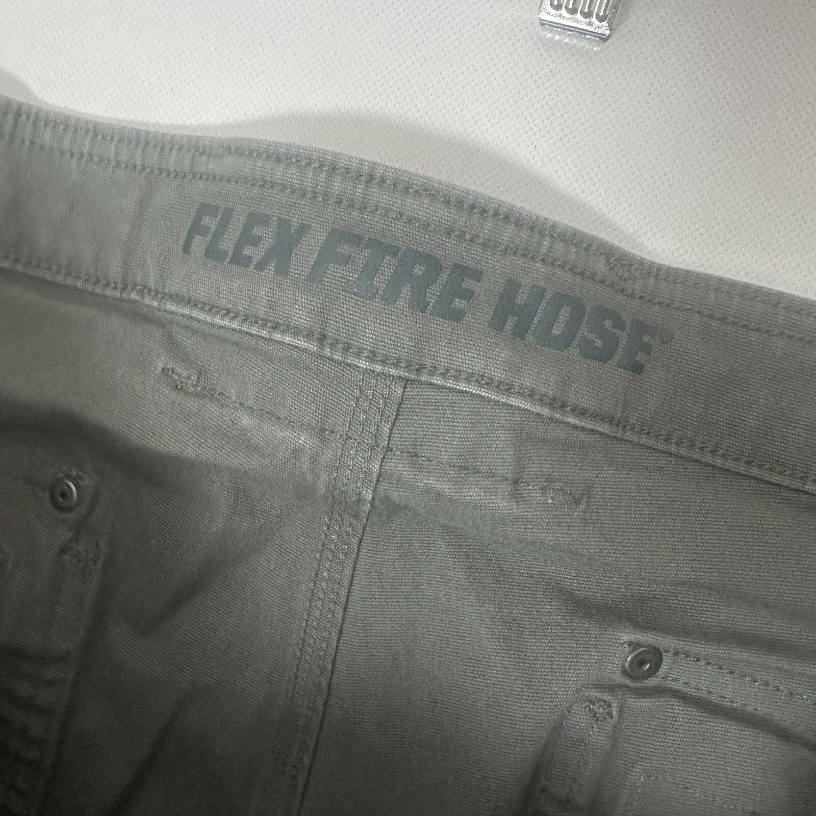 Duluth Trading Company Duluth Trading Pants Fire Hose Relaxed Cargo Canvas Work Size US 42 / EU 58 - 3 Thumbnail