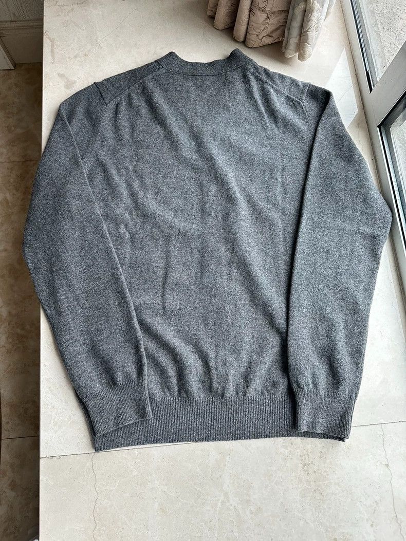 Comme des Garcons Comme Des Garcons Wool Cardigan Grey Gold Heart Size US XL / EU 56 / 4 - 7 Thumbnail
