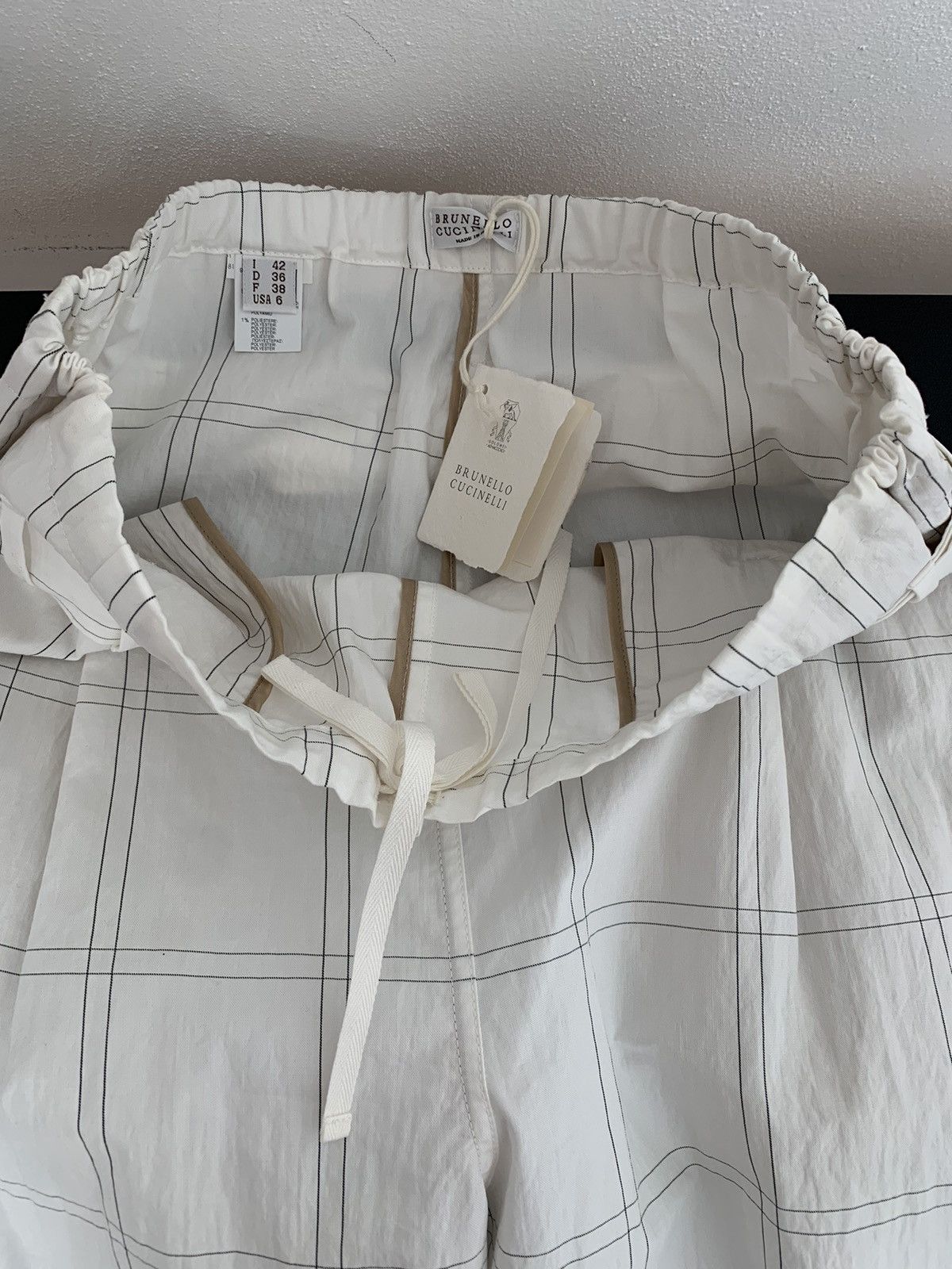 Brunello Cucinelli Brunello Cuccinelli Cotton Trouser Size 28" / US 6 / IT 42 - 12 Thumbnail