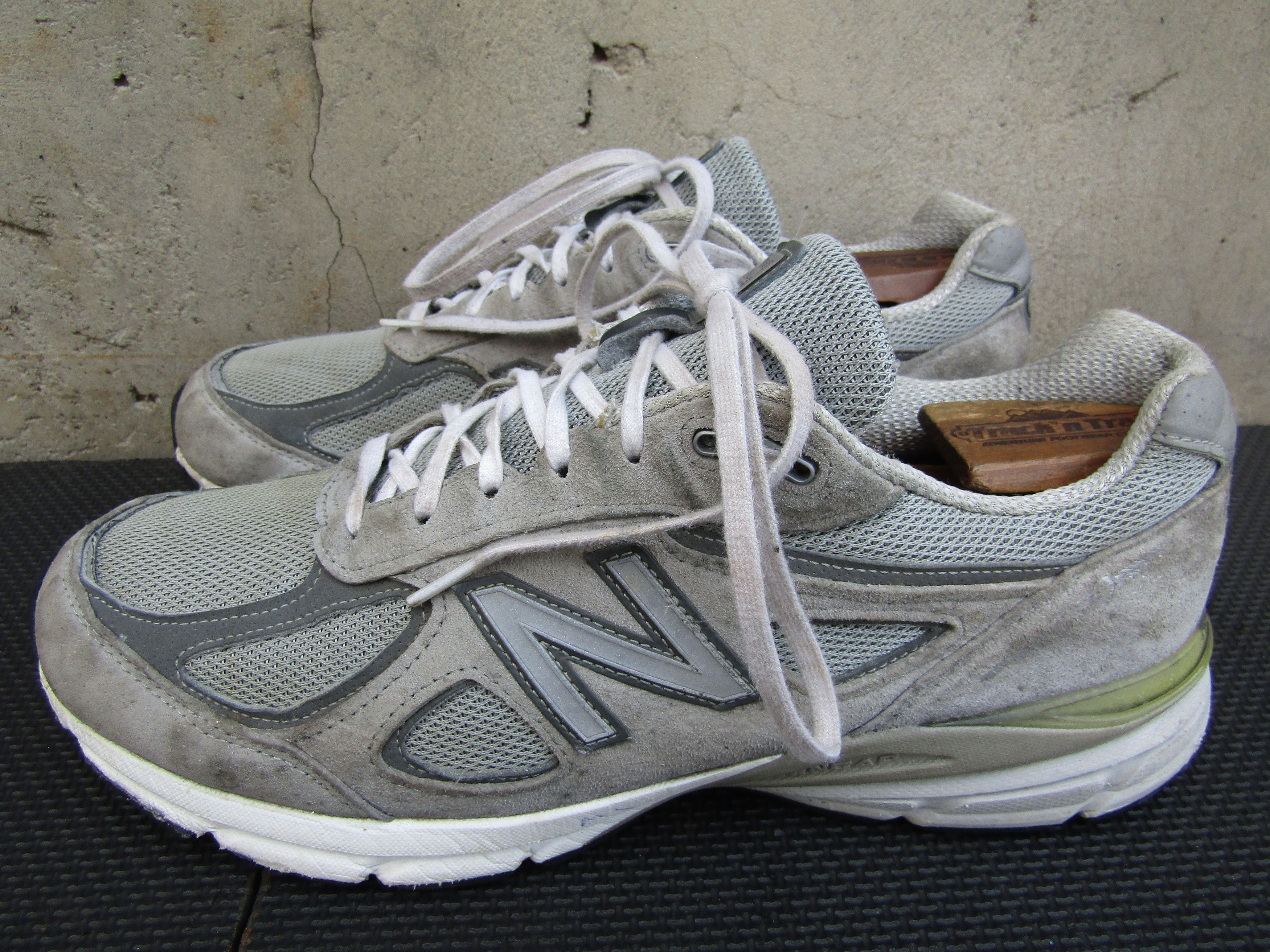 New Balance New Balance 990v4 USA Made Gray Castlerock Running Shoes Size US 11.5 / EU 44-45 - 8 Thumbnail