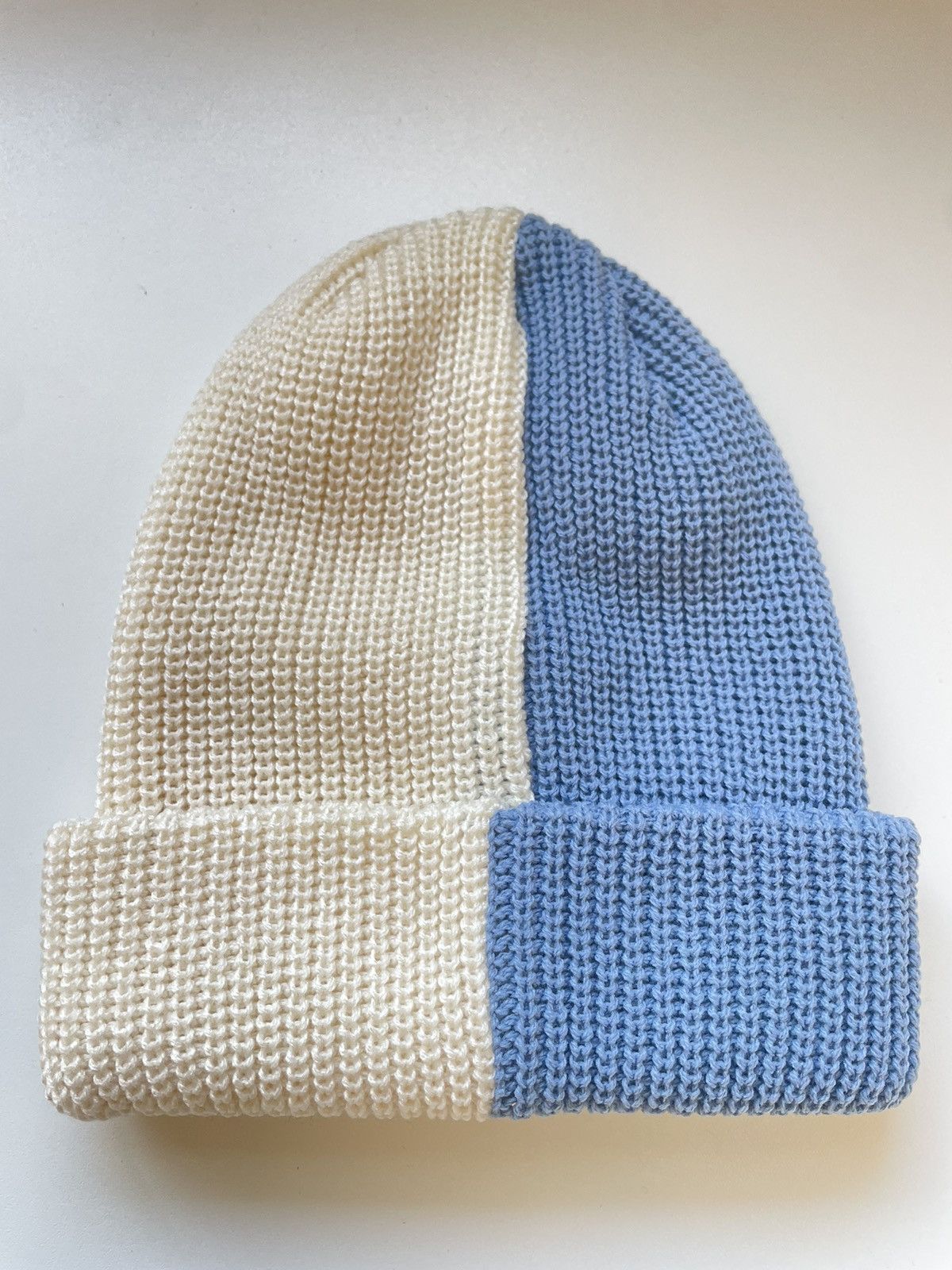 Dime Dime Split Beanie Blue/Beige Size ONE SIZE - 3 Thumbnail