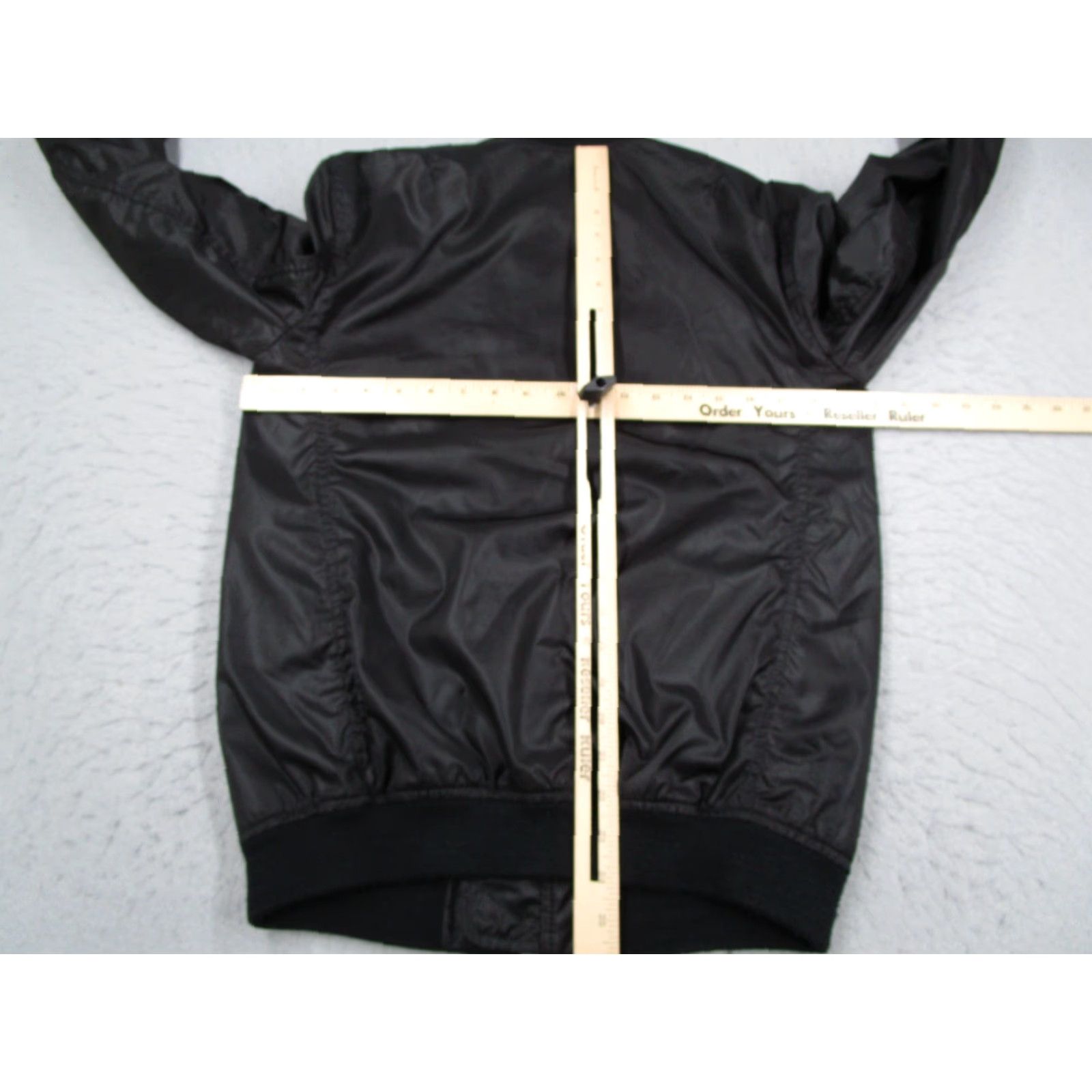 Vintage VINTAGE Denim & Supply Ralph Lauren Jacket Mens Small Black Full Zip Flight Talon Size US S / EU 44-46 / 1 - 4 Thumbnail