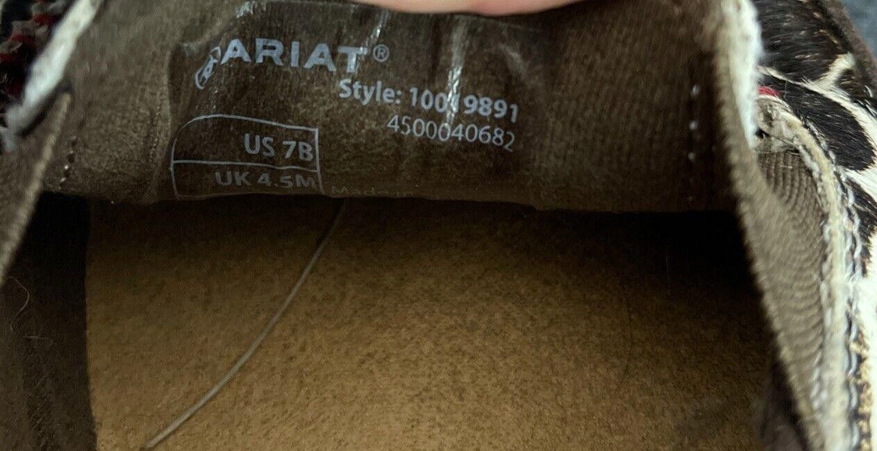 Ariat Ariat Cruiser Women's 7B Shoes Loafers Brown Giraffe Suede Size US 7 / IT 37 - 4 Thumbnail