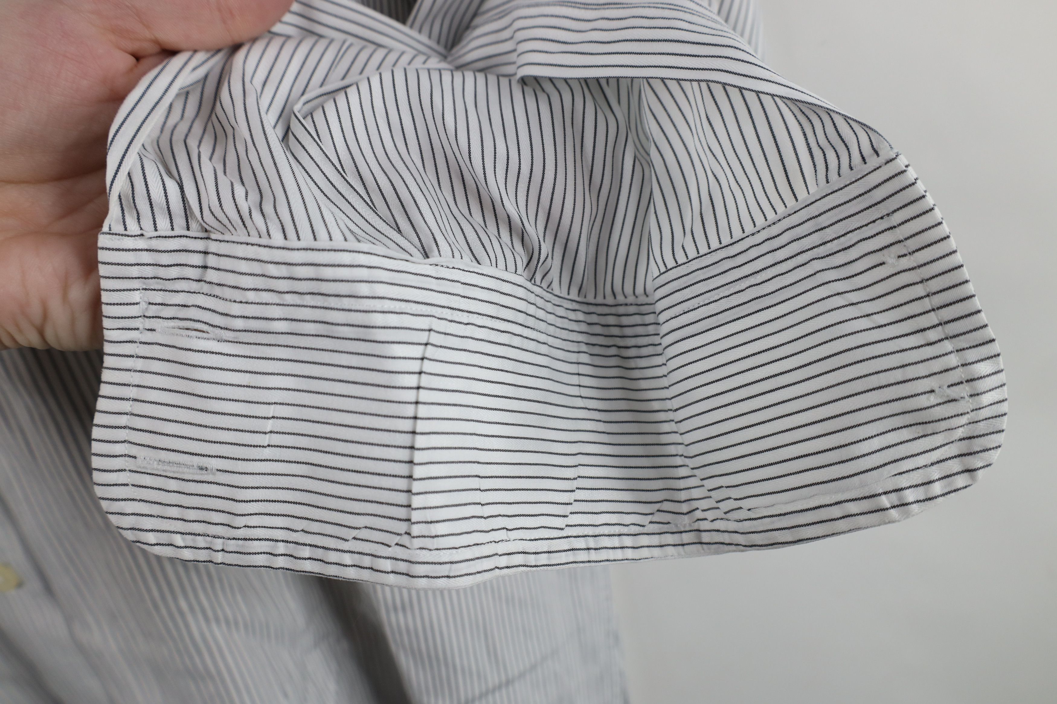 Charles Tyrwhitt Charles Tyrwhitt Fit Pinstriped Collared Button Shirt Cotton Size US M / EU 48-50 / 2 - 5 Thumbnail