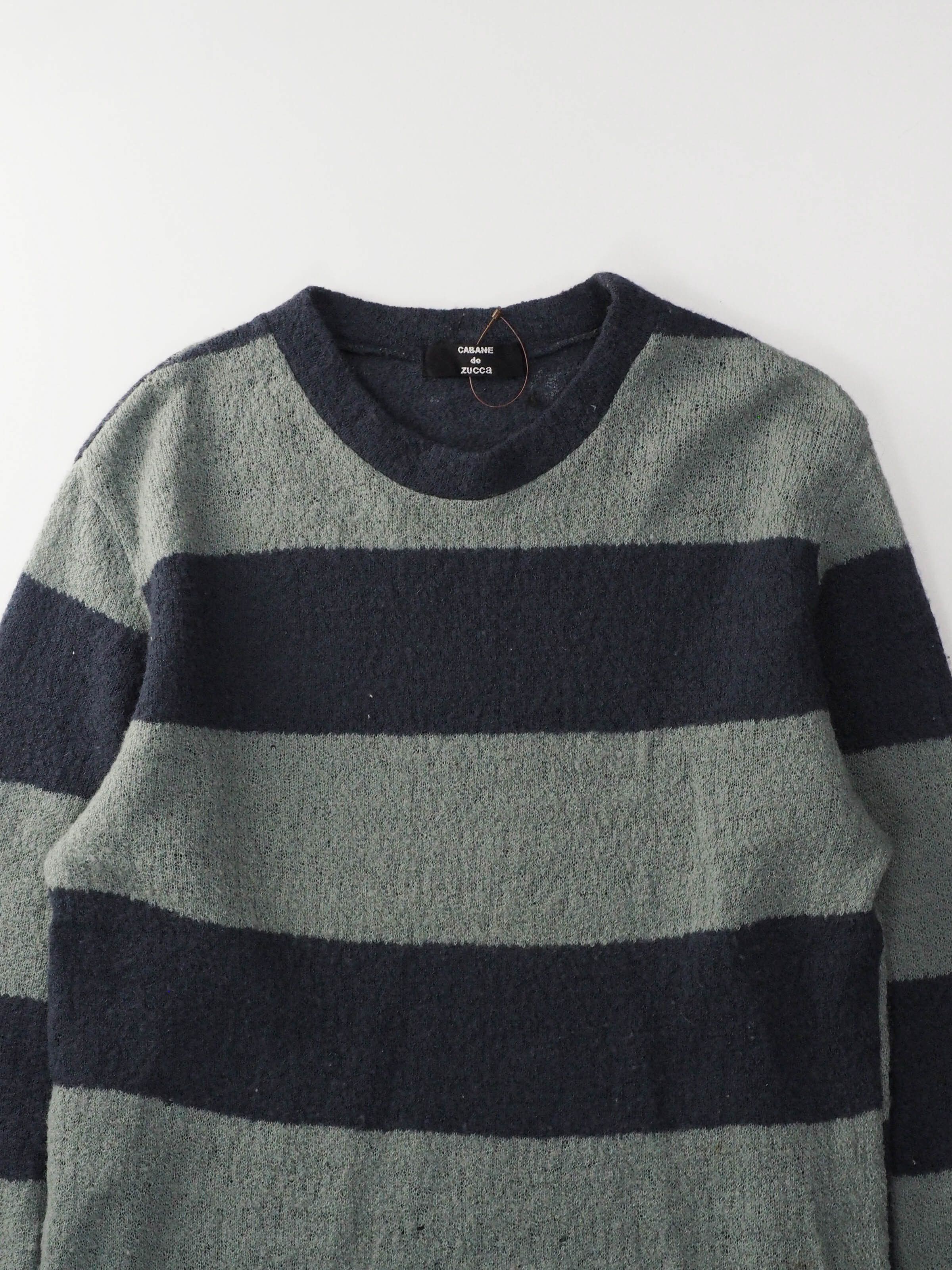 CABANE de ZUCCa cabane de zucca stripe sweater extended sleeve Size US M / EU 48-50 / 2 - 3 Thumbnail