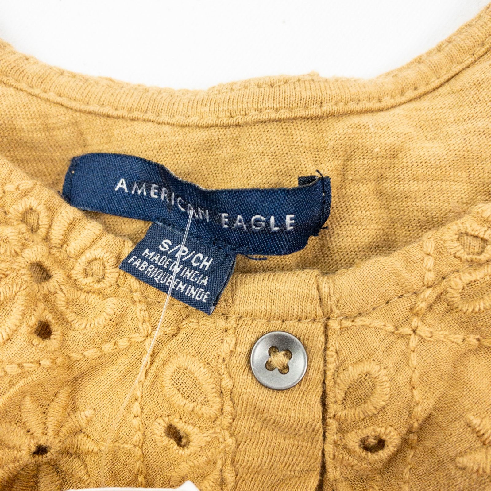 American Eagle Outfitters American Eagle Brown Floral Tank Top Blouse Womens Small Size S / US 4 / IT 40 - 9 Thumbnail