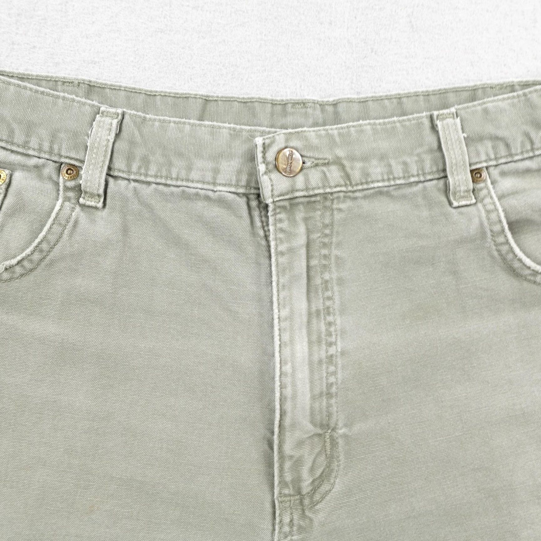 Carhartt VINTAGE Carhartt Cargo Shorts 40 Green Canvas Utility Outdoor Y2K Mens Size US 40 / EU 56 - 2 Thumbnail
