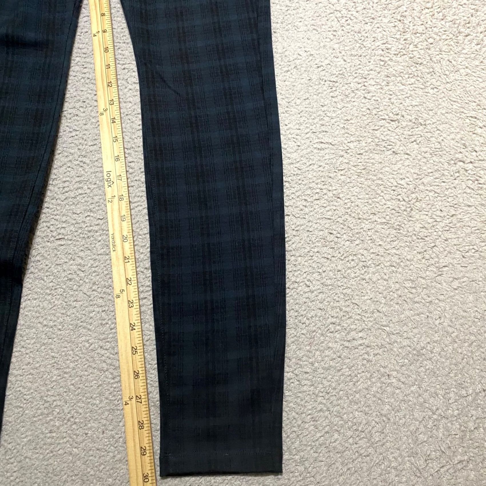 Vintage Liverpool Jeans Women's Pants Gray Plaid Skinny Mid Rise Stretch 6 N/A Size 28" / US 6 / IT 42 - 6 Thumbnail