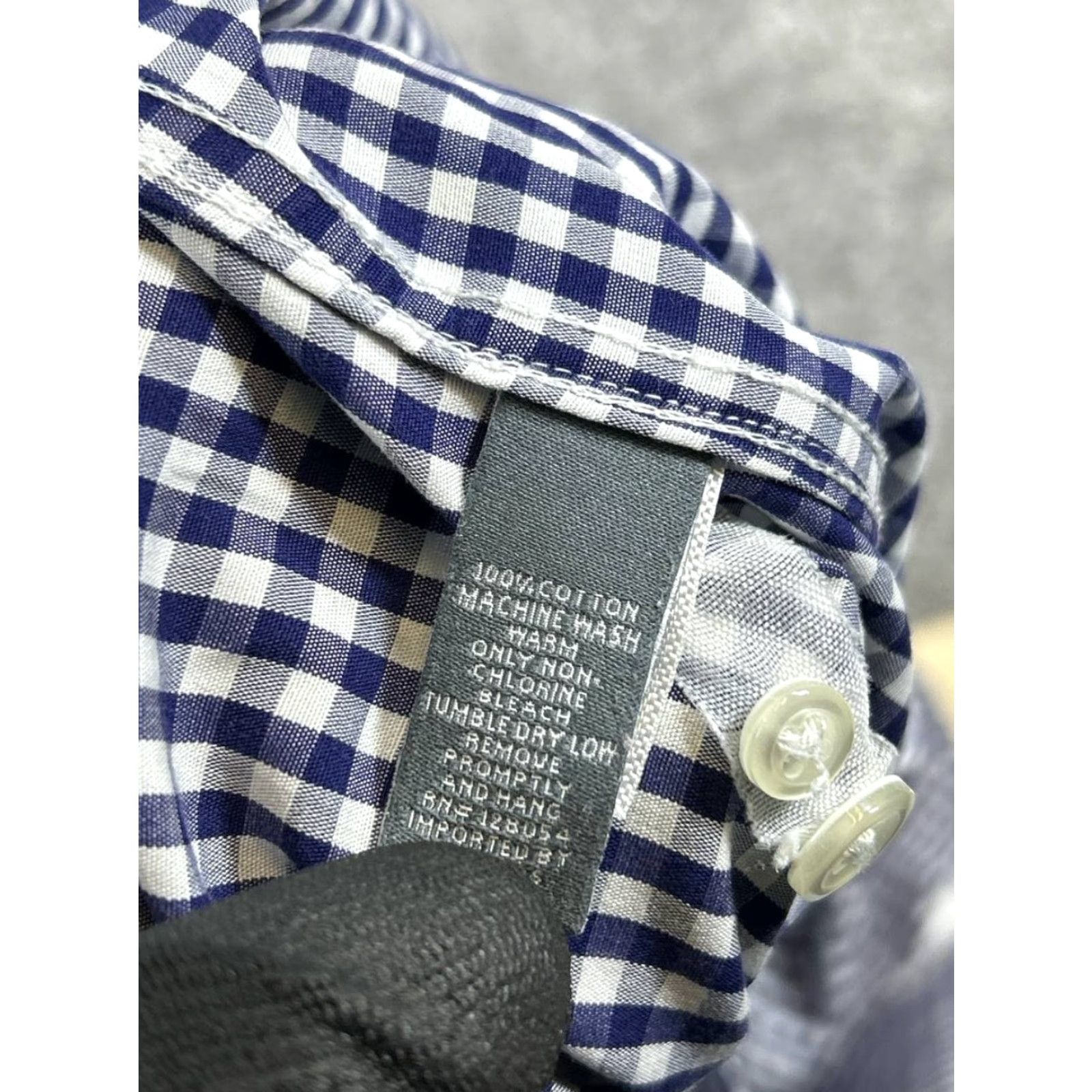Bonobos Bonobos Dress Shirt Mens 15.5 Blue White Cotton Button Up Shirt Size 40R - 4 Thumbnail