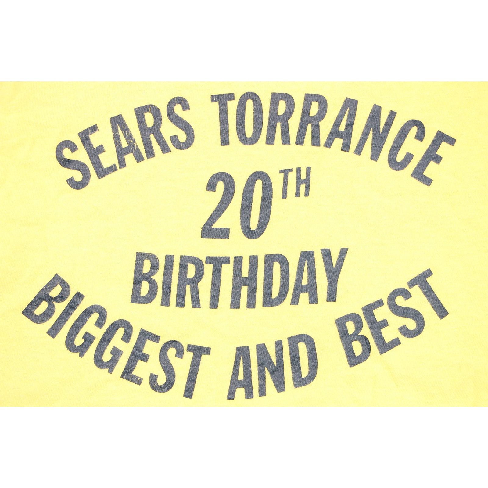 70s Vintage Sears Store Torrance Birthday Tee XS