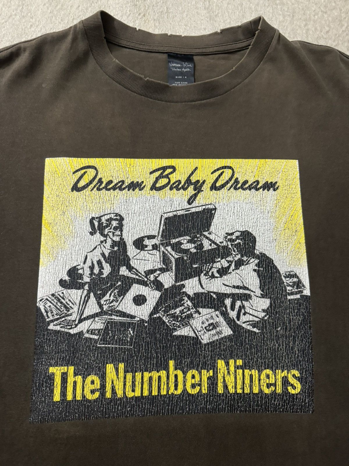 Japanese Brand × Number (N)ine Number (N)ine 2004 Give Peace A Chance Dream Tshirt Large Size US L / EU 52-54 / 3 - 6 Thumbnail