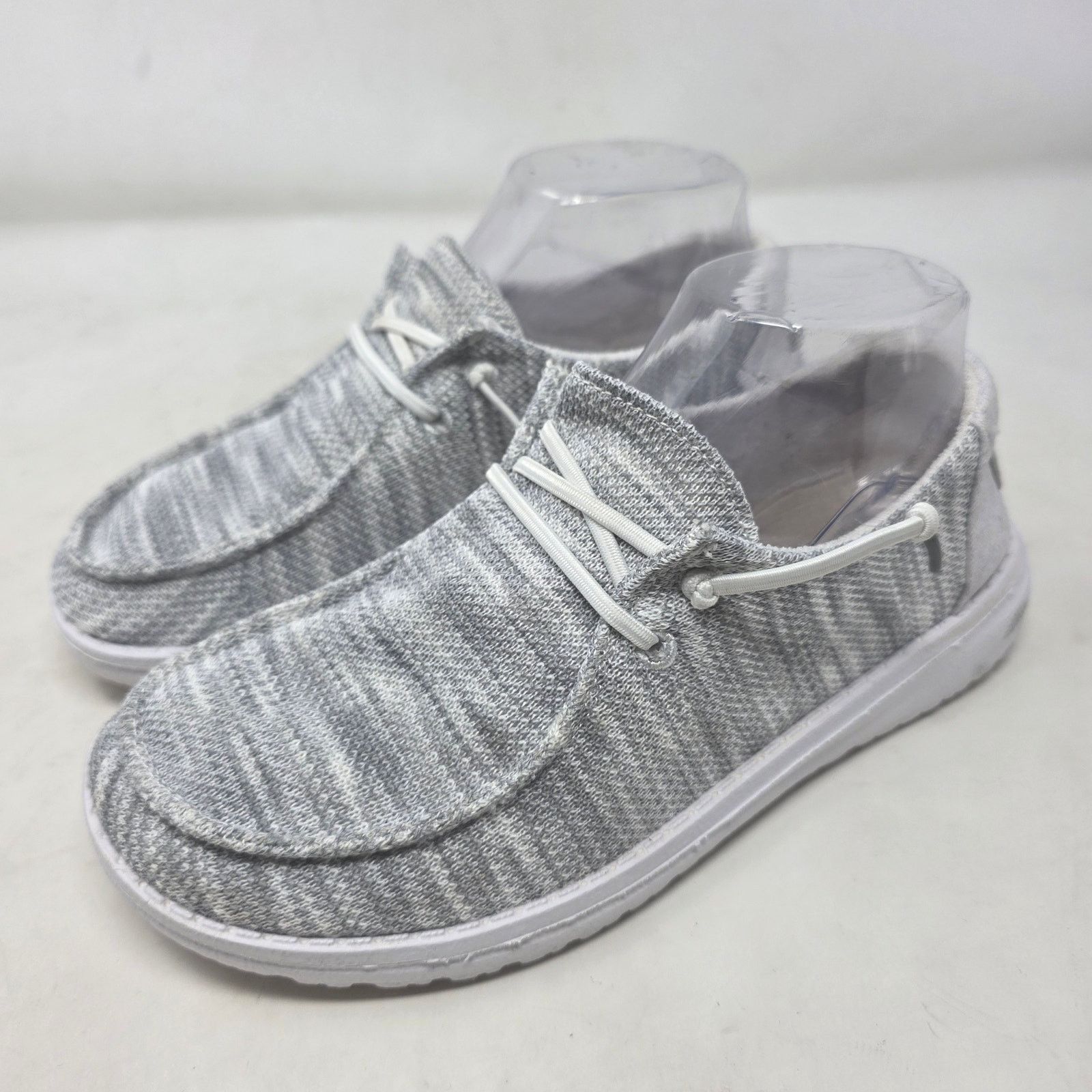 Other Hey Dude Wendy Sox Glacier Grey Slip On Shoes Women’s Size 6 Size US 6 / IT 36 - 1 Thumbnail