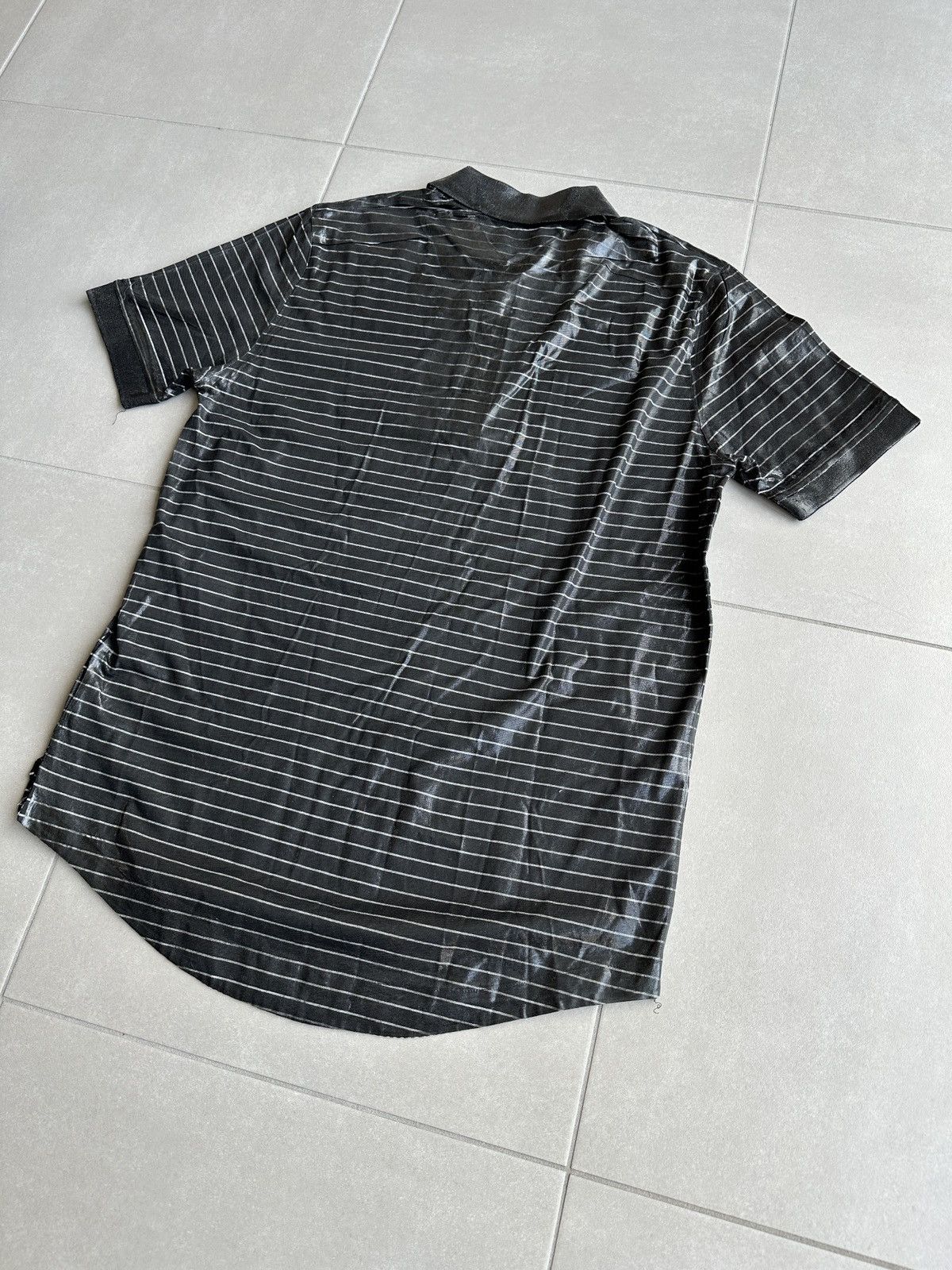 Dior × Hedi Slimane Dior Homme AW03 "Luster" Waxed polo Size US L / EU 52-54 / 3 - 15 Thumbnail