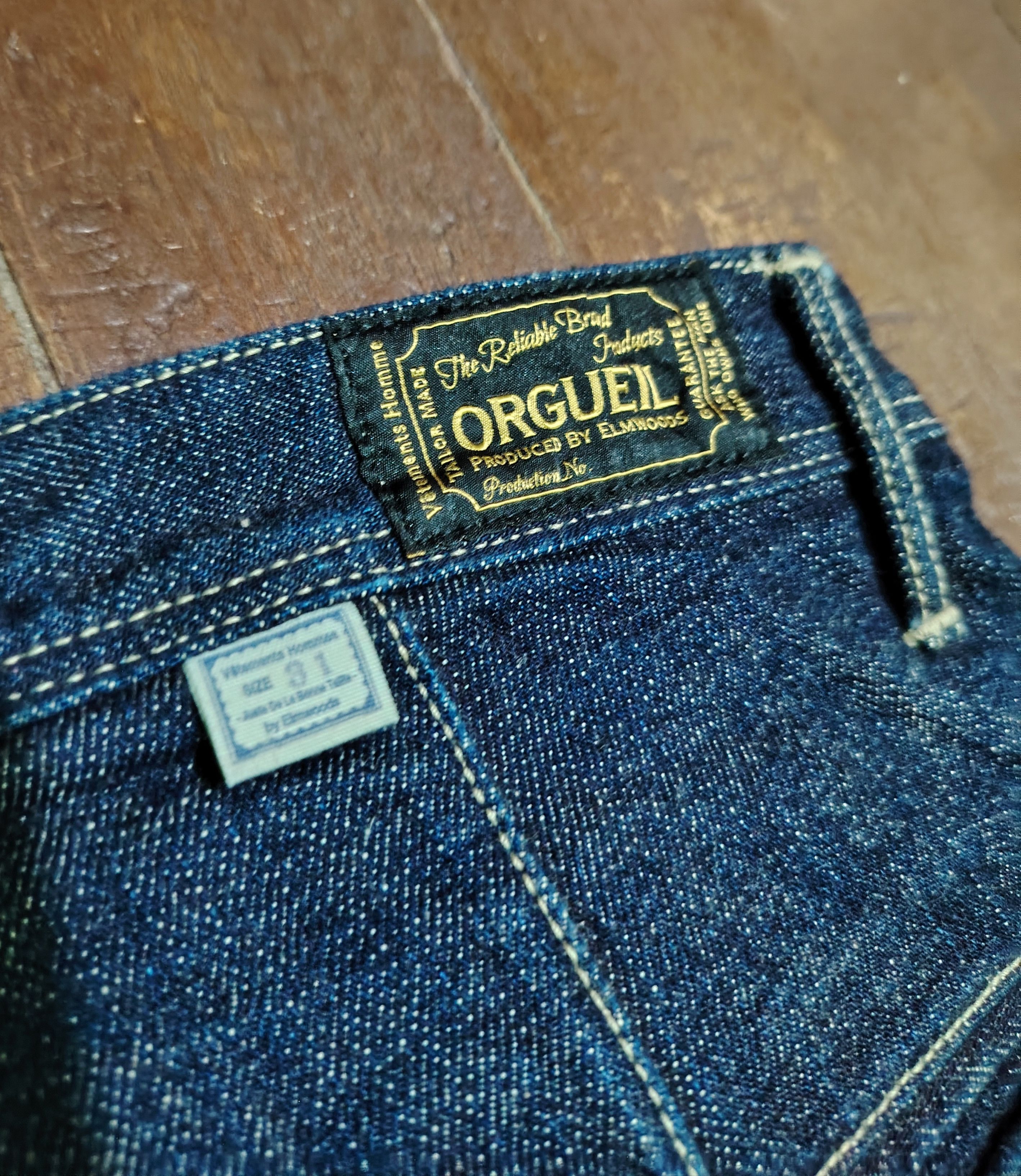 Orgueil ORGUEIL-STUDIO DARTISAN-Lot OR - 1006 Eral 55 - DenimTrouser Size US 31 - 11 Thumbnail