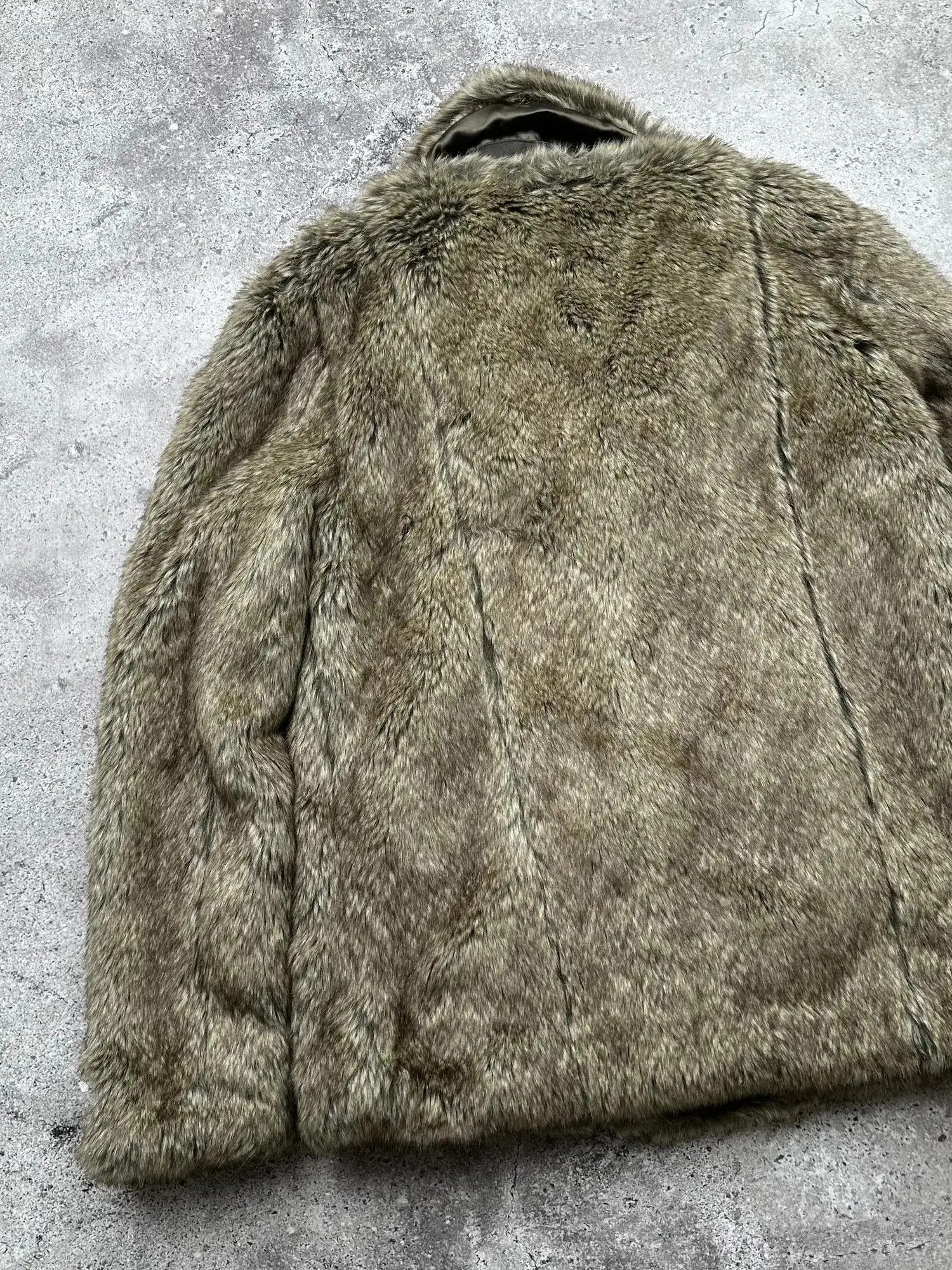Vintage Vintage Faux Fur Coat C386(V112) Size S / US 4 / IT 40 - 7 Thumbnail