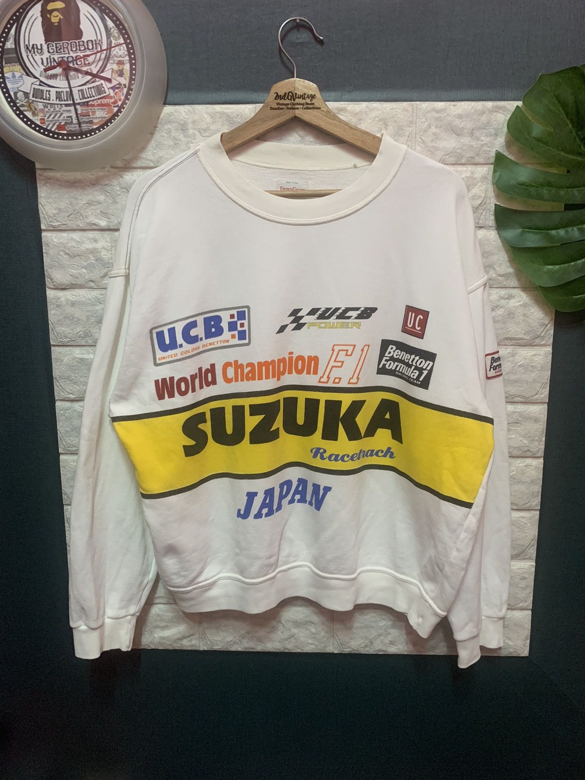 VINTAGE!! Sweatshirt United Colour of Benetton Racing