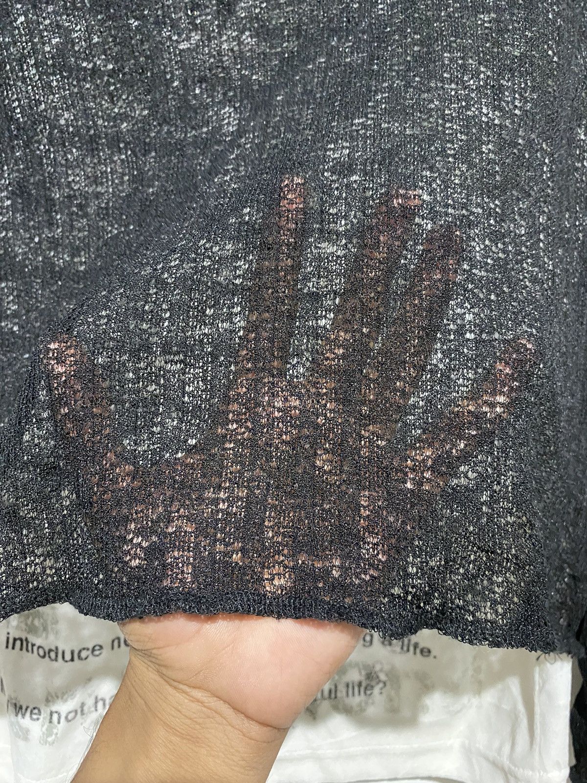 Hysteric Glamour × Japanese Brand Japanese unkwn fishnet cropped mesh cdg style Size US M / EU 48-50 / 2 - 4 Thumbnail