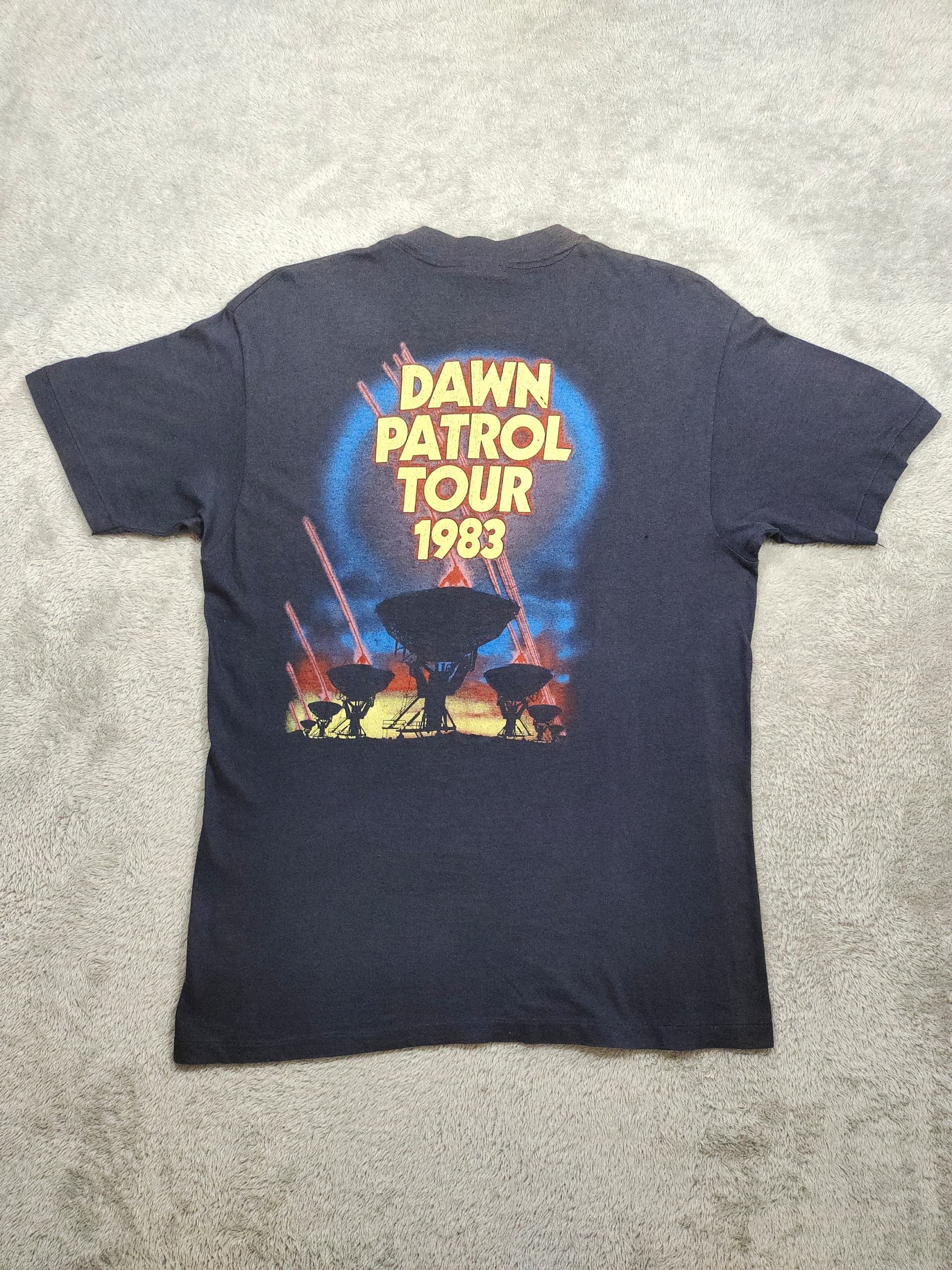 Band Tees VINTAGE DISTRESSED NIGHT RANGER DAWN PATROL TOUR 83 T SHIRT Size US L / EU 52-54 / 3 - 2 Thumbnail