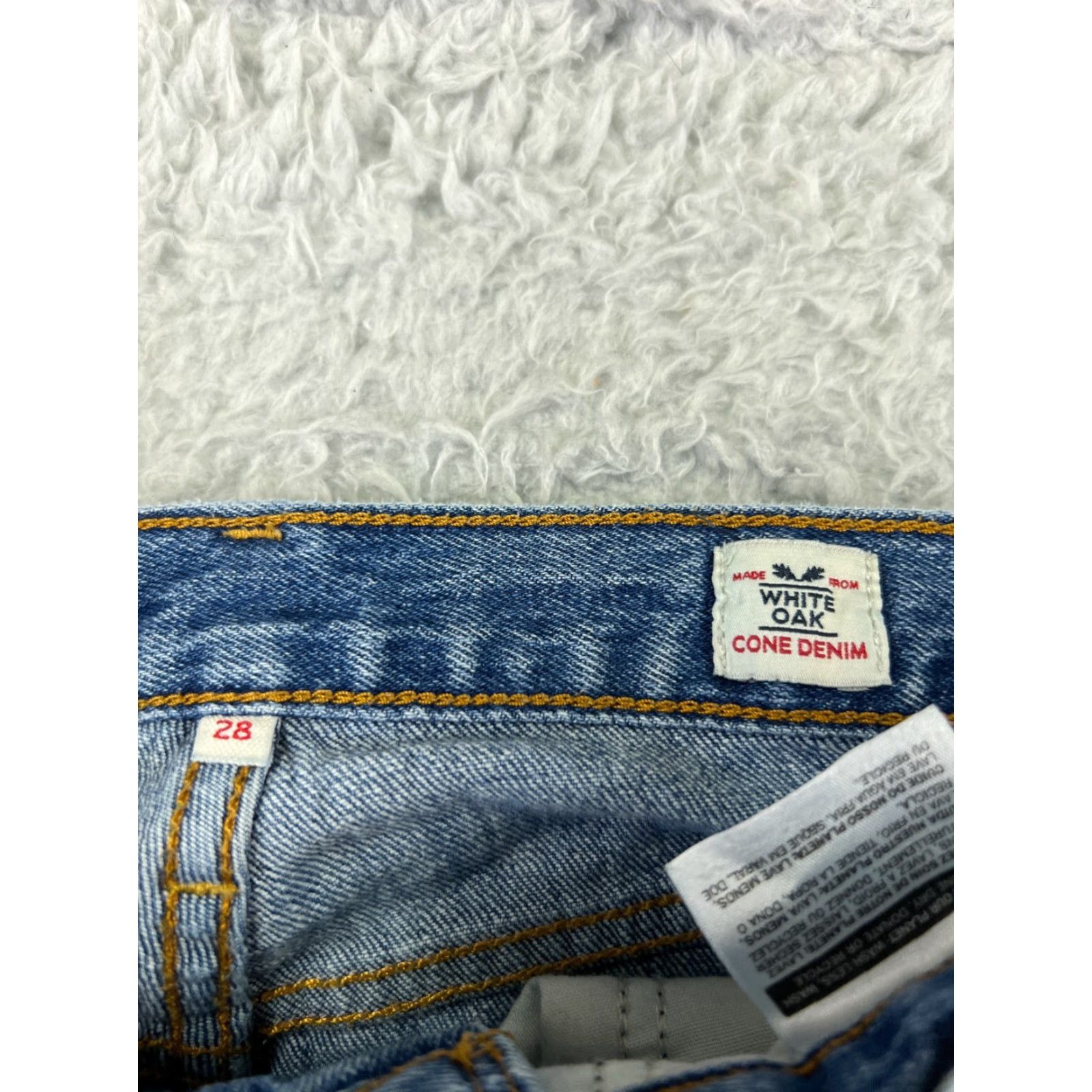 Levi's Levis Premium Jeans Womens 28 Blue Denim White Oak Cone Button Fly 26x26 Levi's Jeans Size 28" / US 6 / IT 42 - 6 Thumbnail