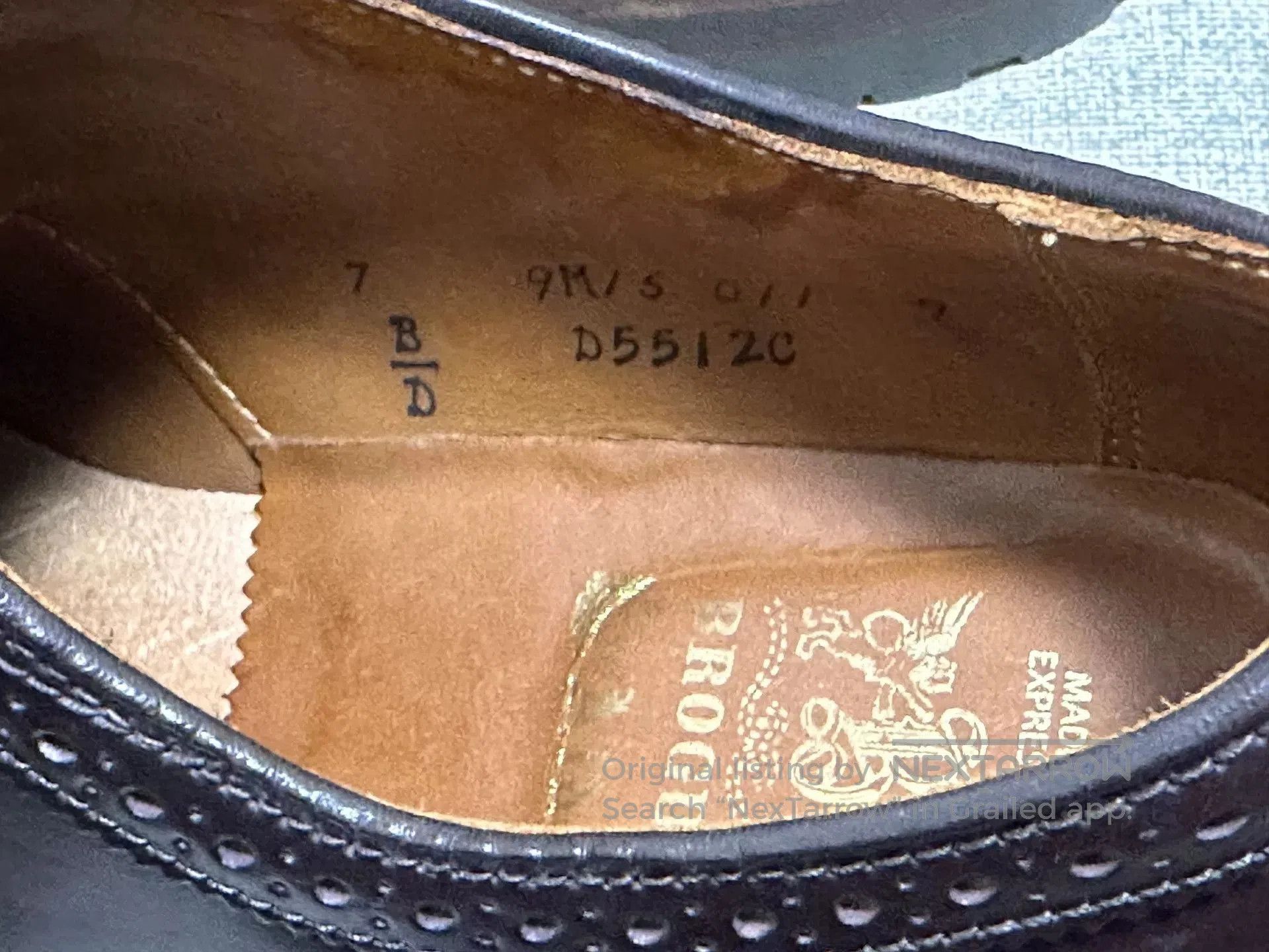 Alden Alden Shell Cordovan Longwing D5512C. Size US 7 / EU 40 - 4 Thumbnail