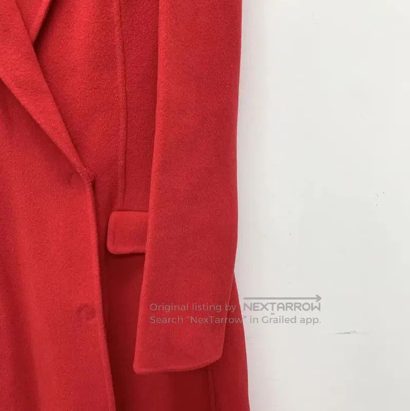 Lanvin Lanvin Red Wool Women's Long Coat . Size S / US 4 / IT 40 - 4 Thumbnail