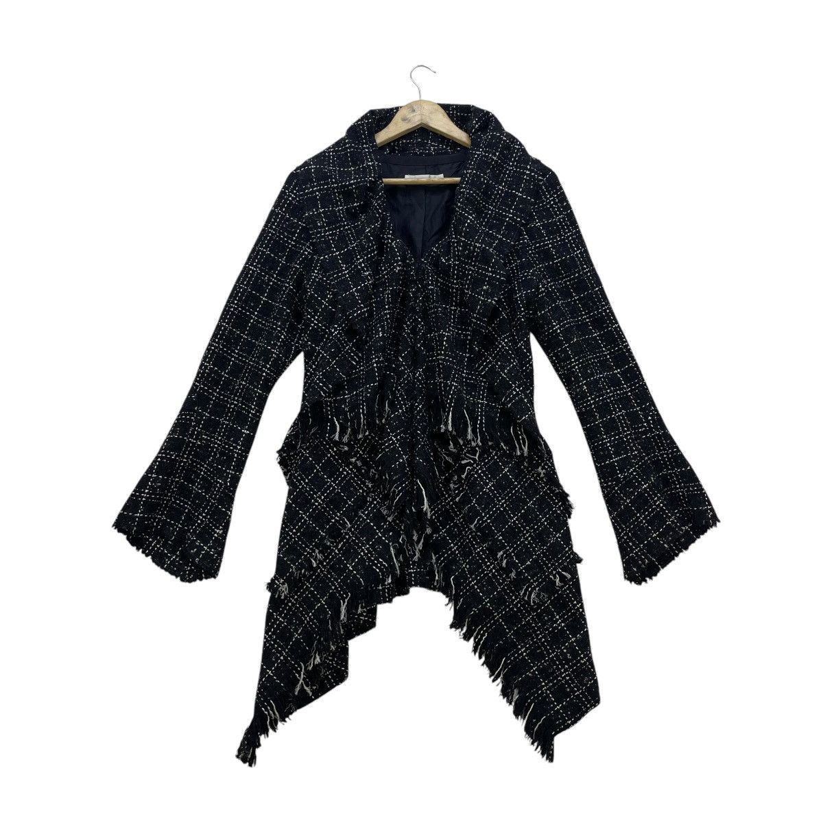 Hiroko Koshino Homme × Japanese Brand × Le Grande Bleu (L.G.B.) 💥Awesome Hiroko Korshino Unconstructed Stitching Gothic Size M / US 6-8 / IT 42-44 - 1 Thumbnail