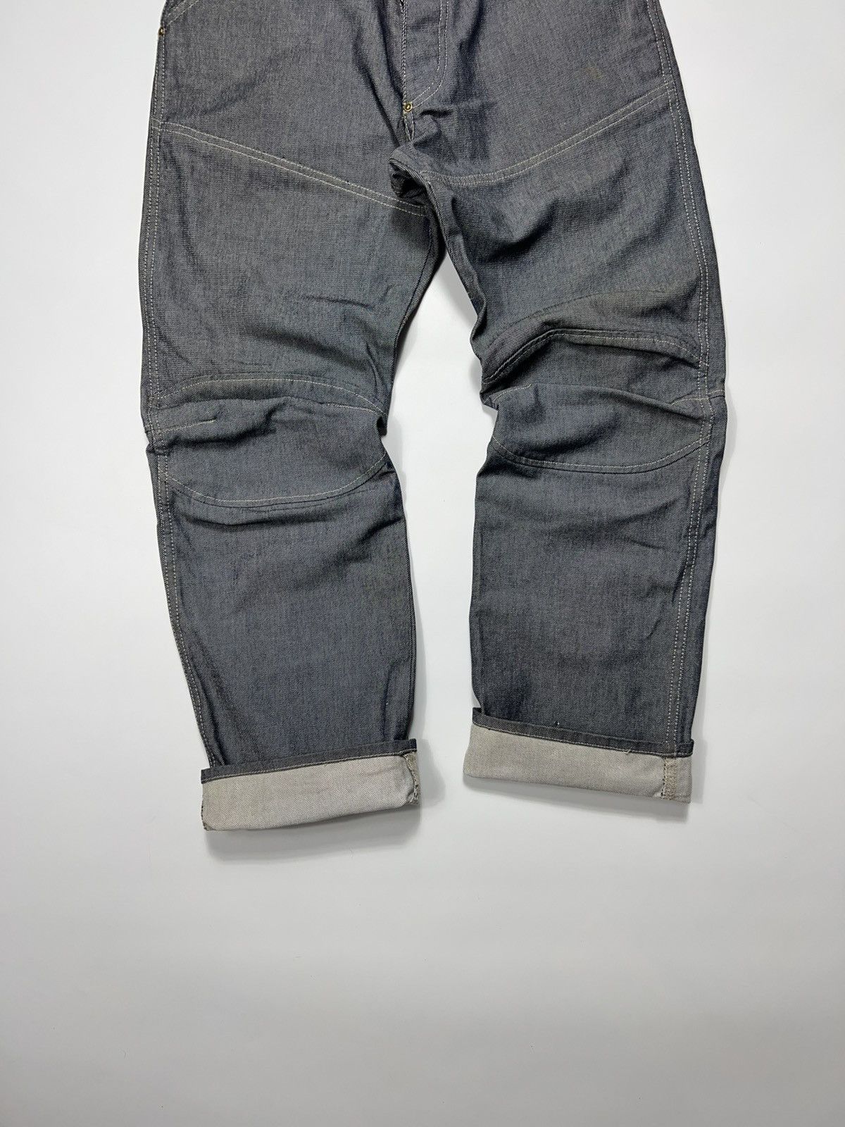 G-Star Vintage G-star Raw Shortcut Elwood Double Knee Baggy Jeans Size US 33 - 7 Thumbnail
