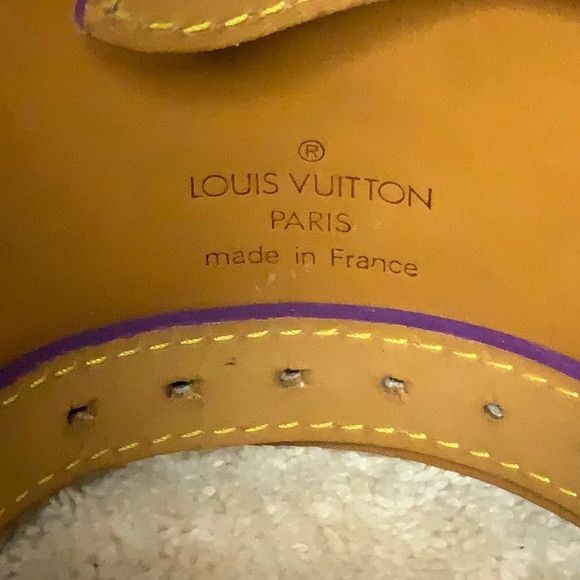 Louis Vuitton Louis Vuitton Wrap Bracelet in Purple Monogram Leather Size ONE SIZE - 5 Thumbnail