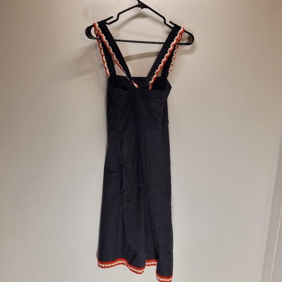 Sonia Rykiel Sonia Rykiel crochet cherry trim black pinafore dress - 36 Size XS / US 0-2 / IT 36-38 - 3 Thumbnail