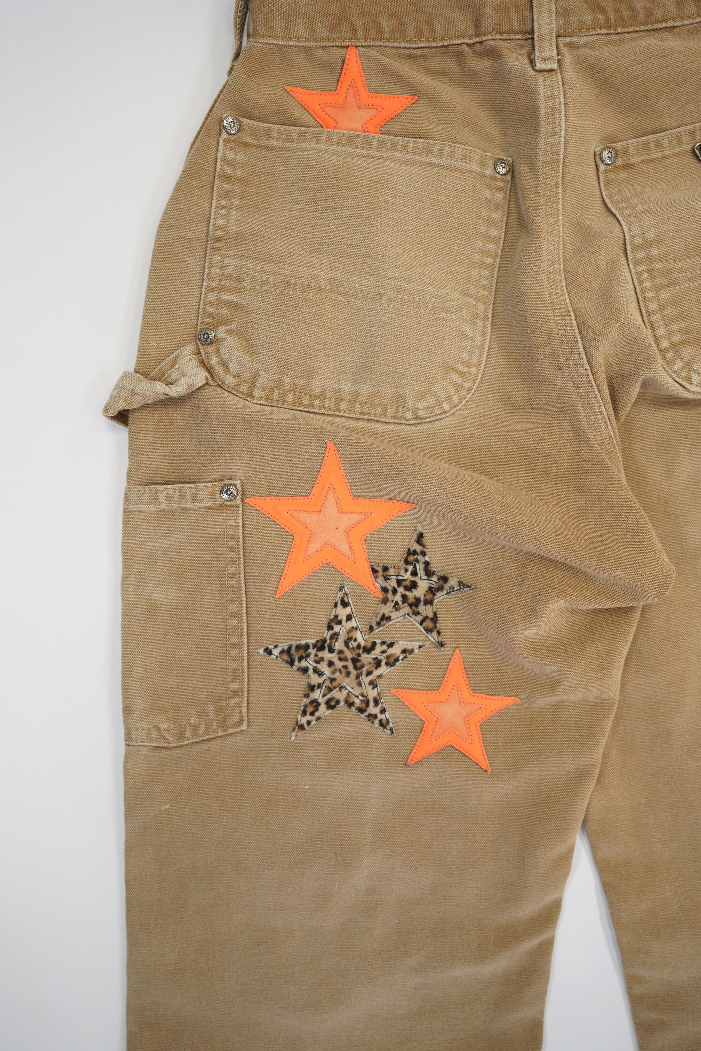Chrome Hearts Chrome Hearts Las Vegas Orange Cheetah Star Carpenter Pants Size US 28 / EU 44 - 13 Thumbnail