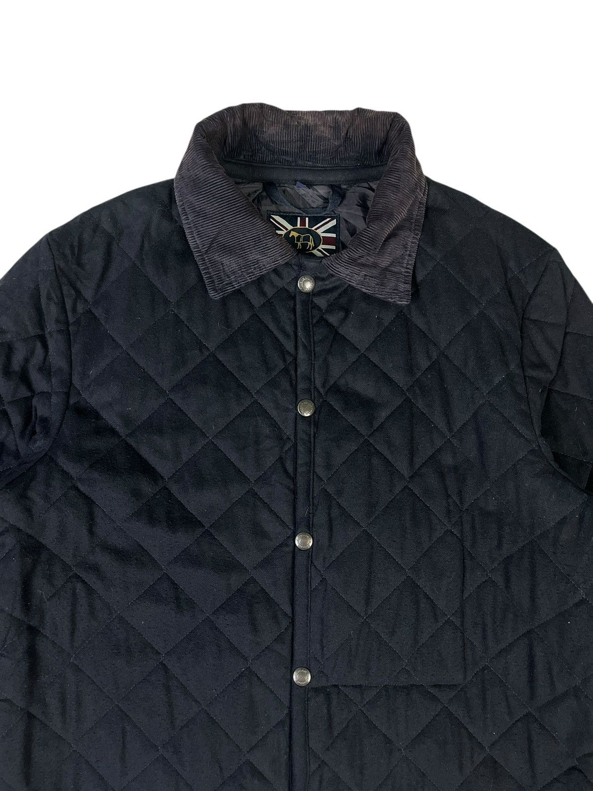 Lavenham Lavenham Wool Quilted Button Up Jacket Suffolk England Made Size US L / EU 52-54 / 3 - 3 Thumbnail